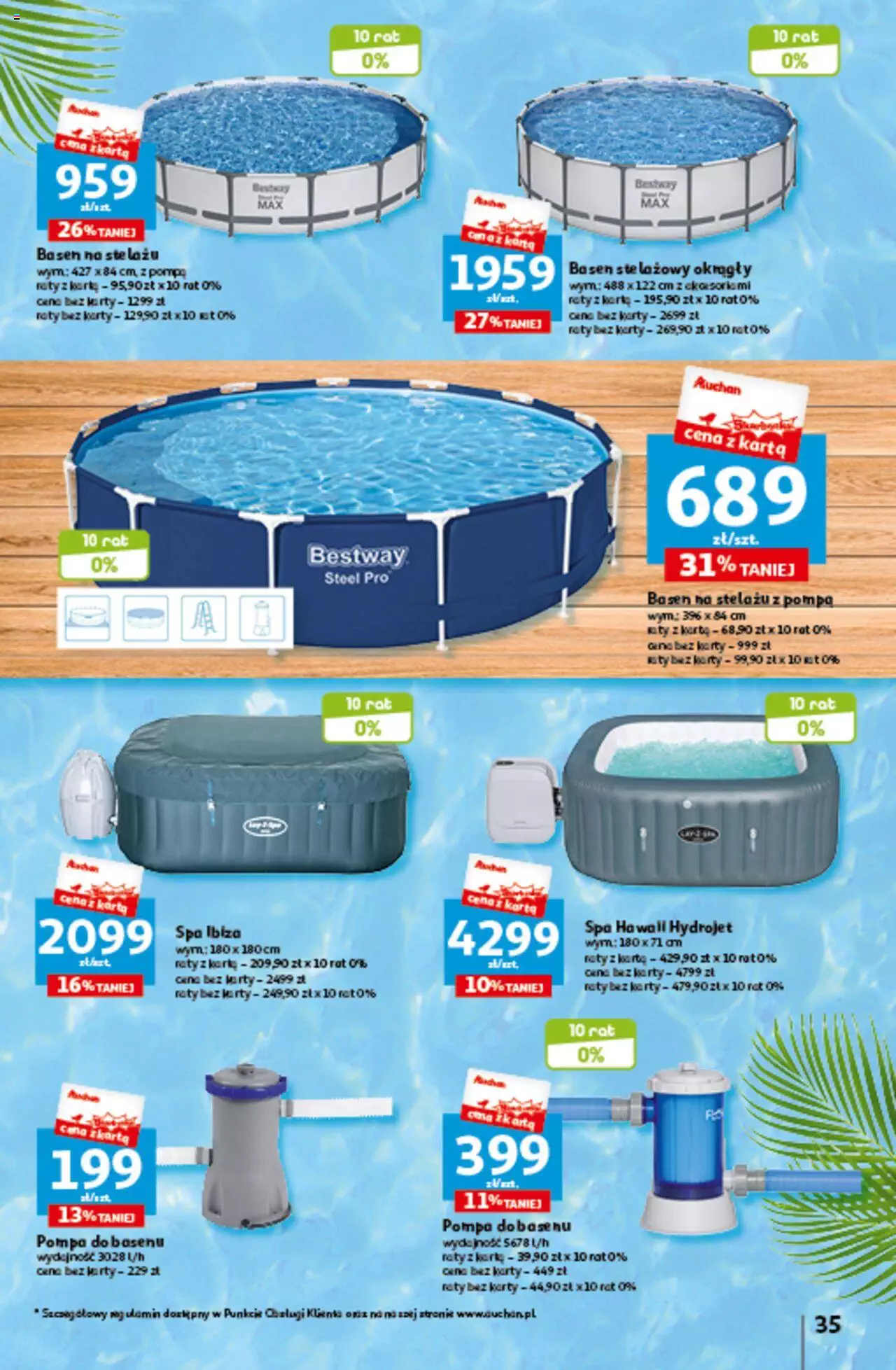 Auchan Czas na wypoczynek Hipermarket Gazetka ważna od 09.06.2023 do 14.06.2023 strona 35