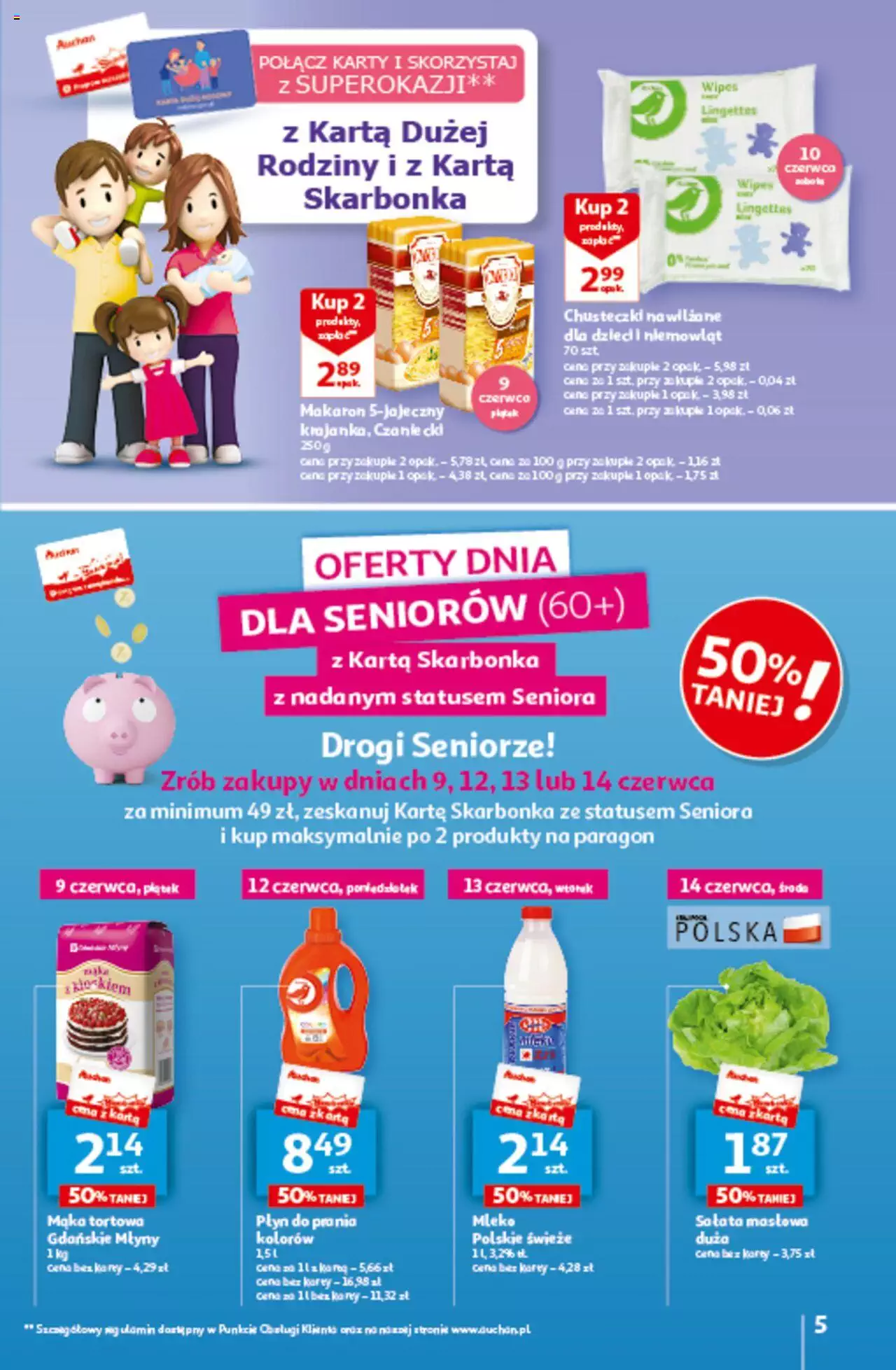 Auchan Czas na wypoczynek Hipermarket Gazetka ważna od 09.06.2023 do 14.06.2023 strona 5