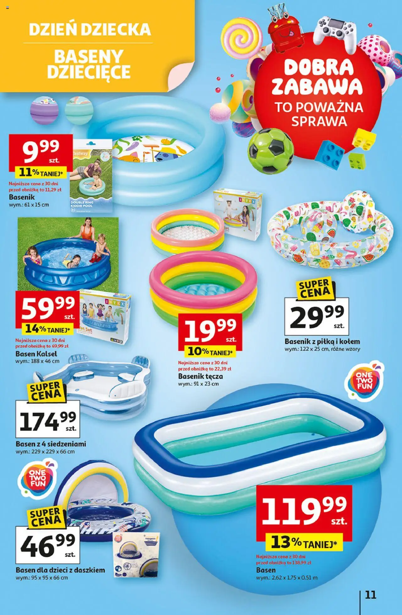 Auchan Dobra Zabawa to Poważna Sprawa Hipermarket Gazetka ważna od 29.05.2025 do 04.06.2025 strona 11