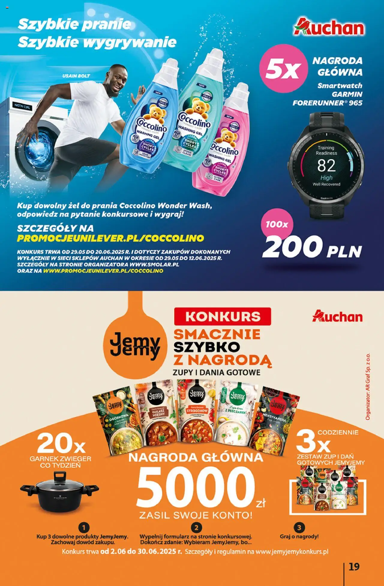 Auchan Dobra Zabawa to Poważna Sprawa Hipermarket Gazetka ważna od 29.05.2025 do 04.06.2025 strona 19