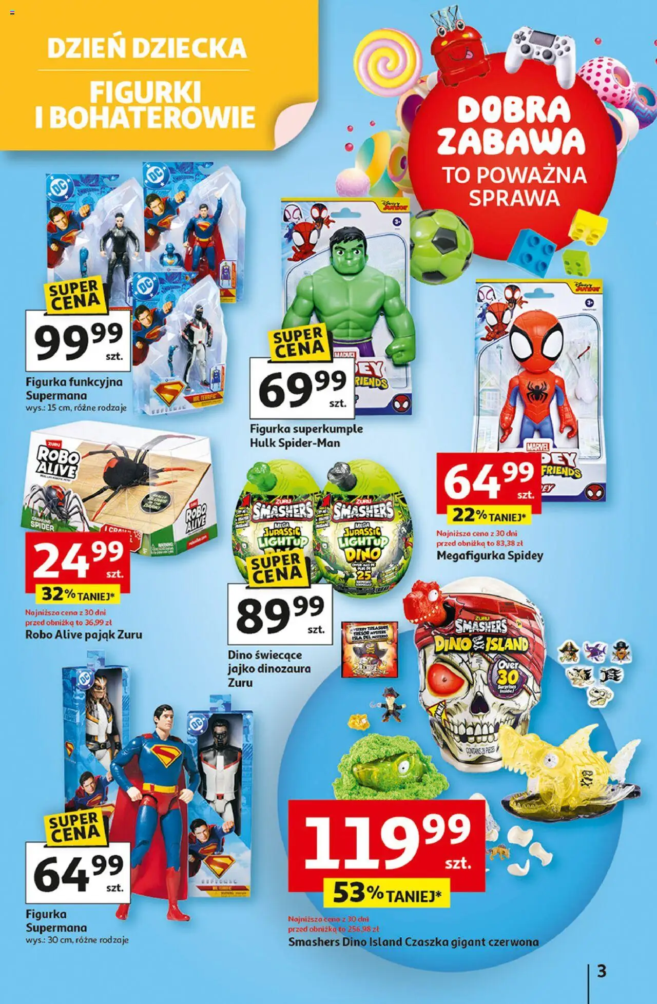 Auchan Dobra Zabawa to Poważna Sprawa Hipermarket Gazetka ważna od 29.05.2025 do 04.06.2025 strona 3