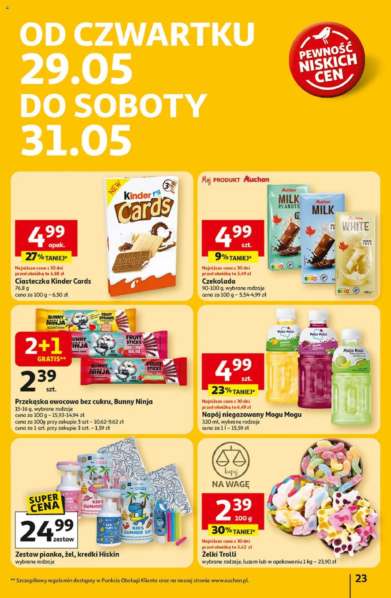 Auchan Dobra Zabawa to Poważna Sprawa Hipermarket Gazetka ważna od 29.05.2025 do 04.06.2025 strona 25