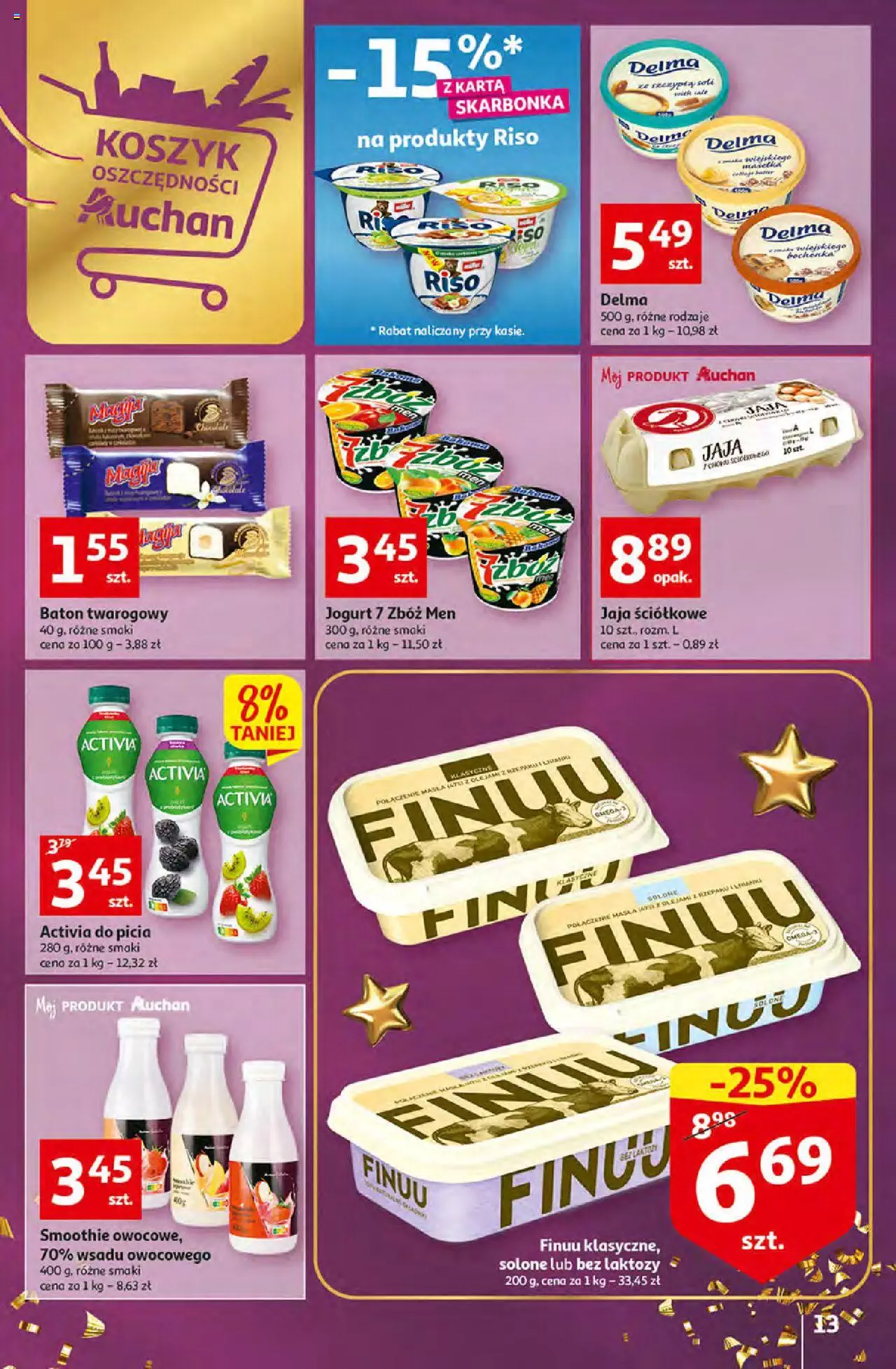 Auchan Gazetka Koszyk Oszczędności Auchan Hipermarkety ważna od 10.11.2022 do 16.11.2022 strona 13