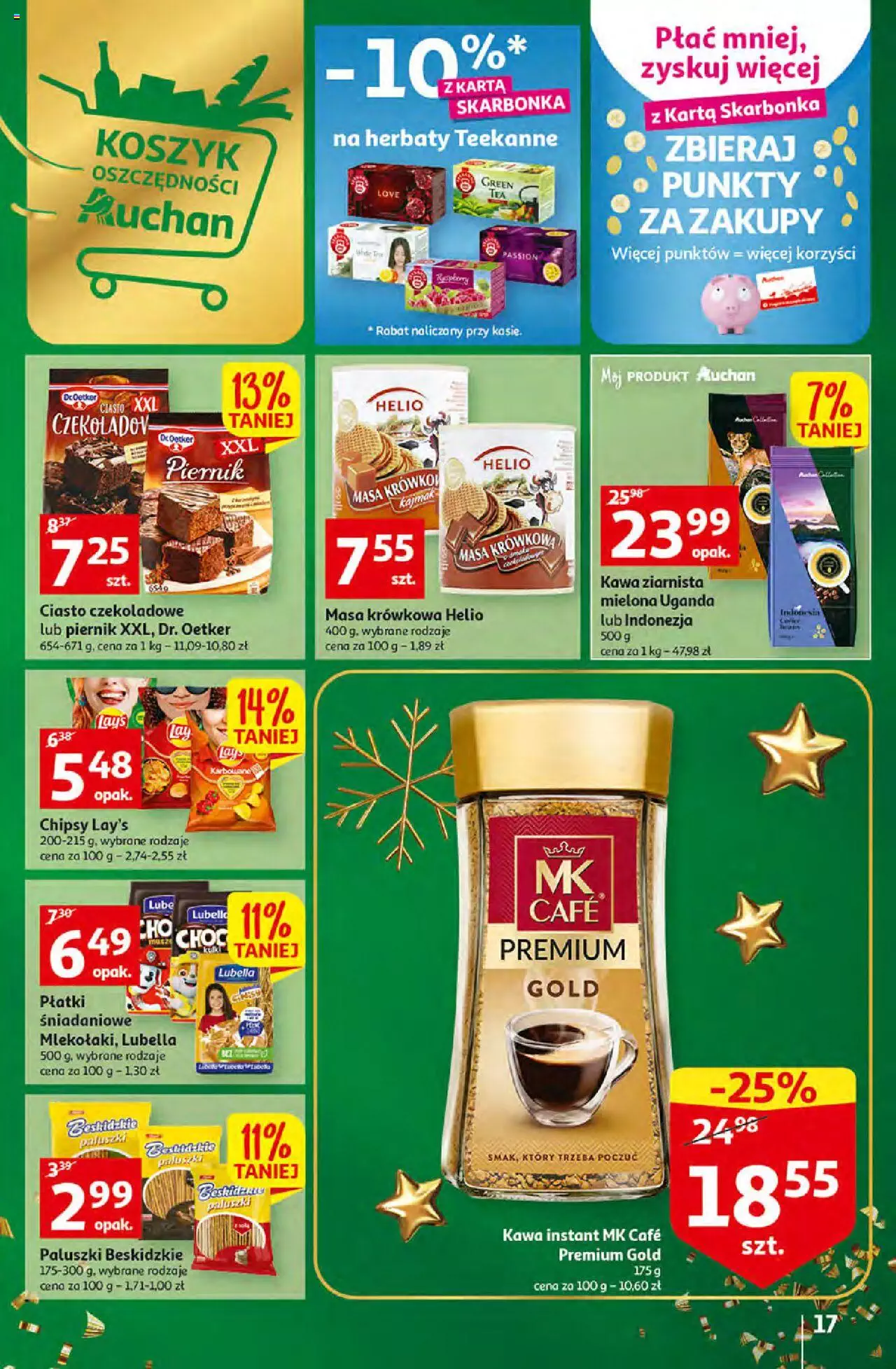 Auchan Gazetka Koszyk Oszczędności Auchan Hipermarkety ważna od 10.11.2022 do 16.11.2022 strona 17