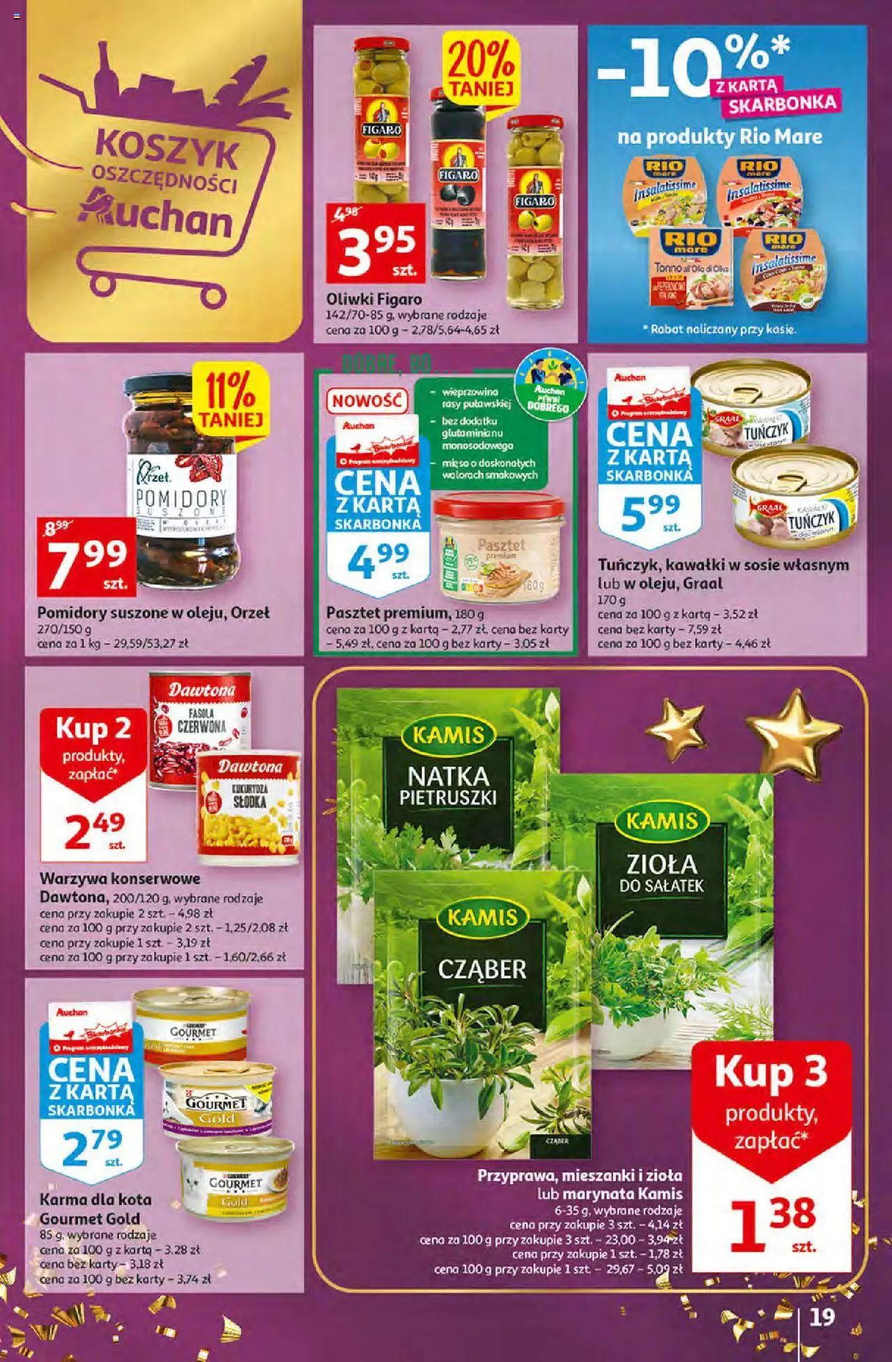 Auchan Gazetka Koszyk Oszczędności Auchan Hipermarkety ważna od 10.11.2022 do 16.11.2022 strona 19