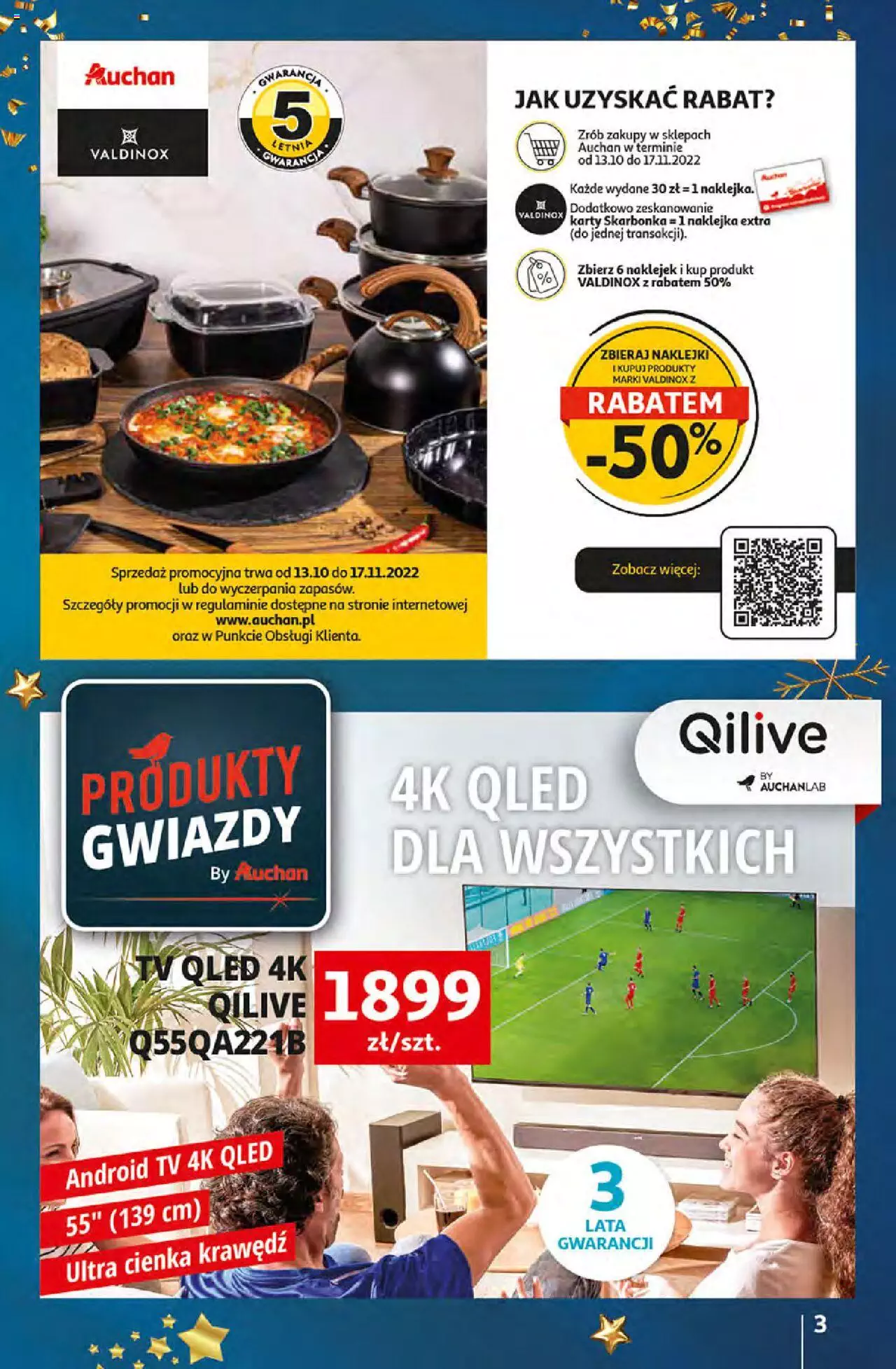 Auchan Gazetka Koszyk Oszczędności Auchan Hipermarkety ważna od 10.11.2022 do 16.11.2022 strona 3