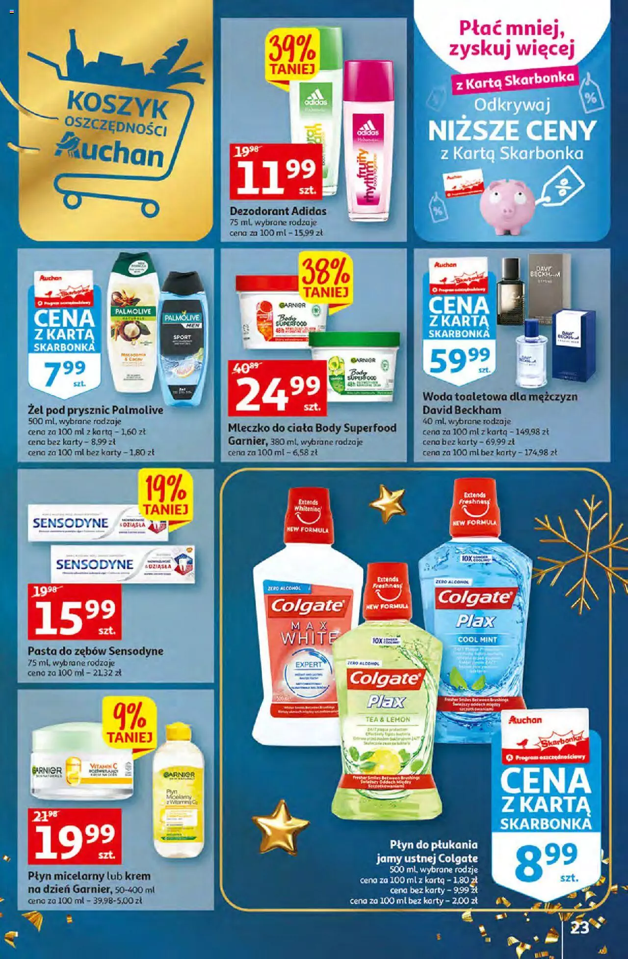 Auchan Gazetka Koszyk Oszczędności Auchan Hipermarkety ważna od 10.11.2022 do 16.11.2022 strona 23