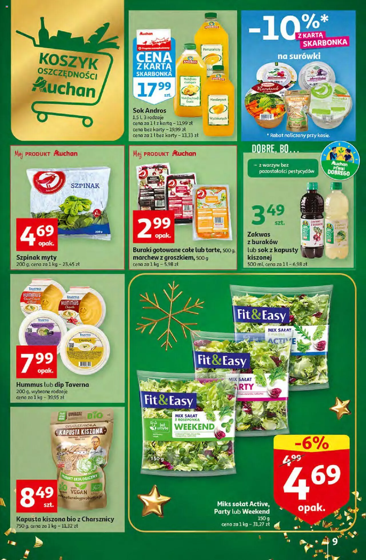 Auchan Gazetka Koszyk Oszczędności Auchan Hipermarkety ważna od 10.11.2022 do 16.11.2022 strona 9