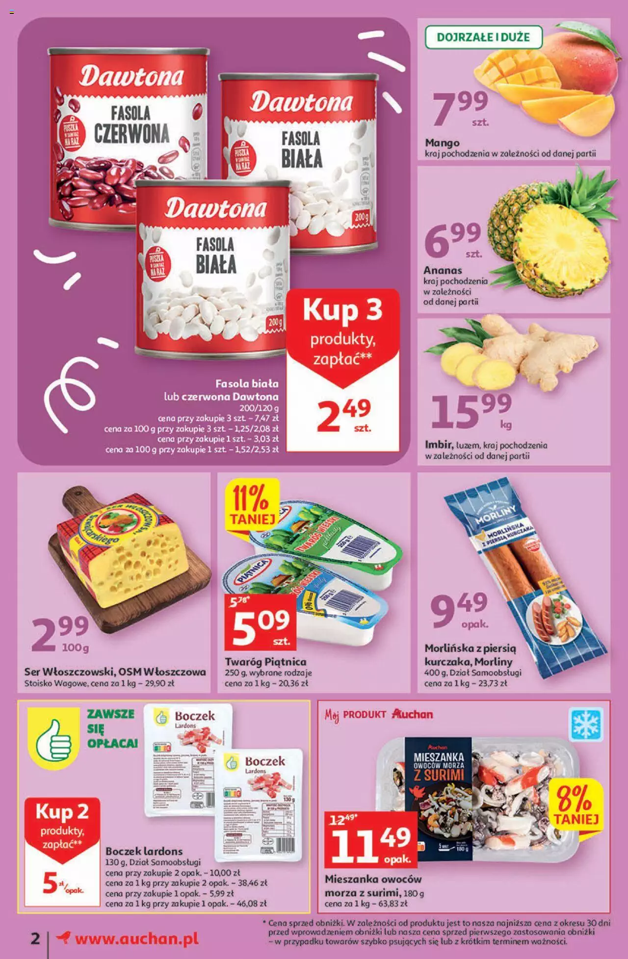 Auchan Gazetka Koszyk Oszczędności gazetka ważna  od 02.03 do 08.03.2023 strona 2