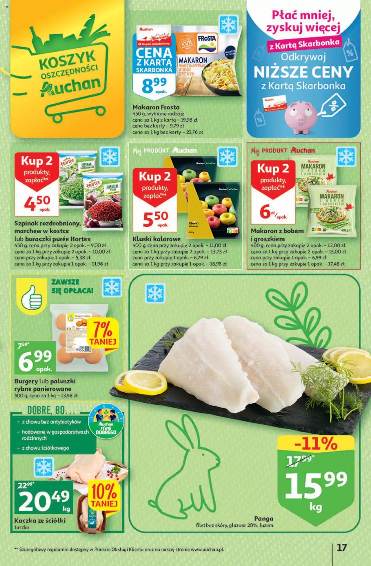 Auchan Gazetka Koszyk Oszczędności Hipermarket ważna  od 23.03.2023 do 29.03.2023 strona 17