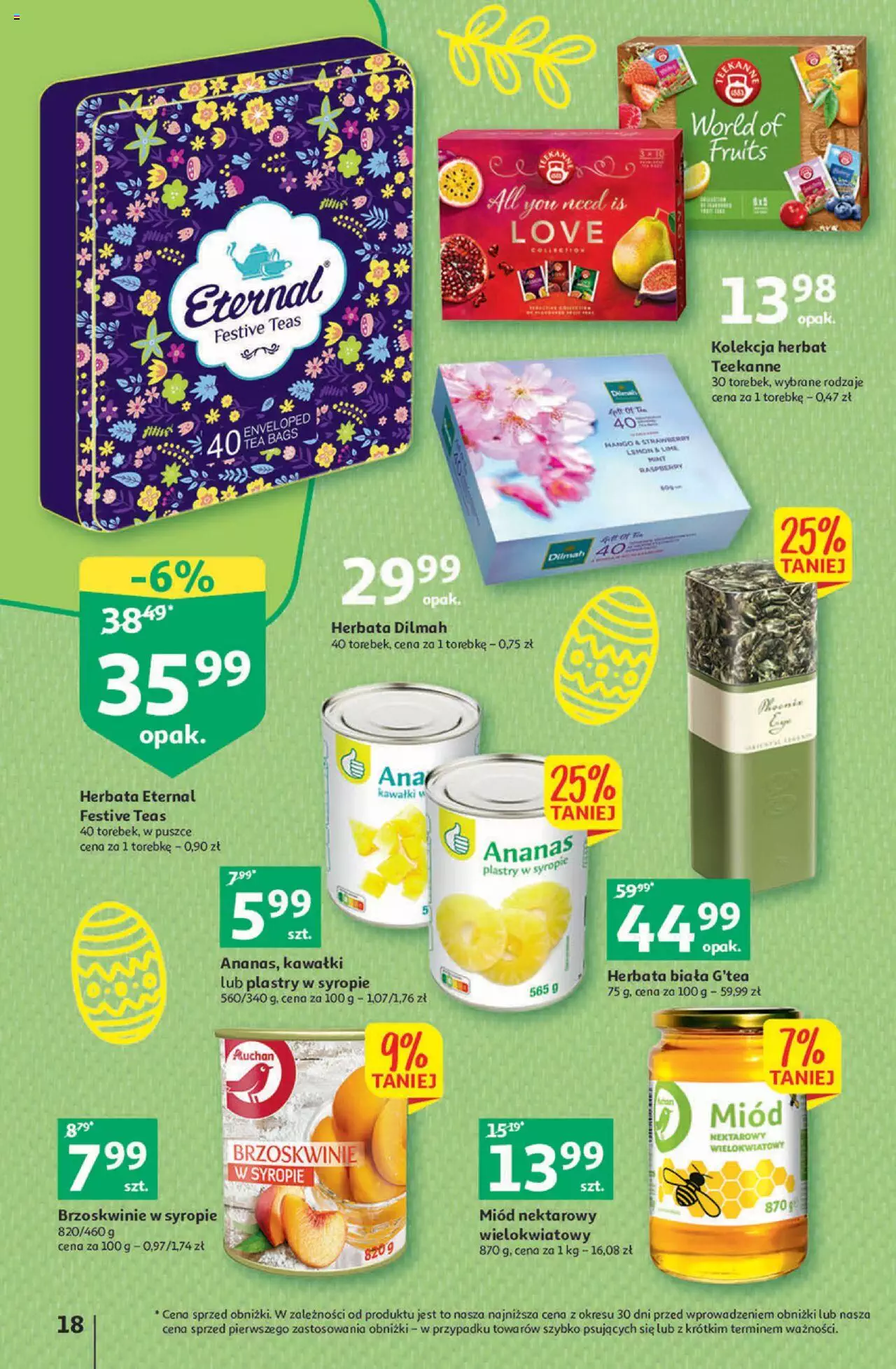 Auchan Gazetka Koszyk Oszczędności Hipermarket ważna  od 23.03.2023 do 29.03.2023 strona 18