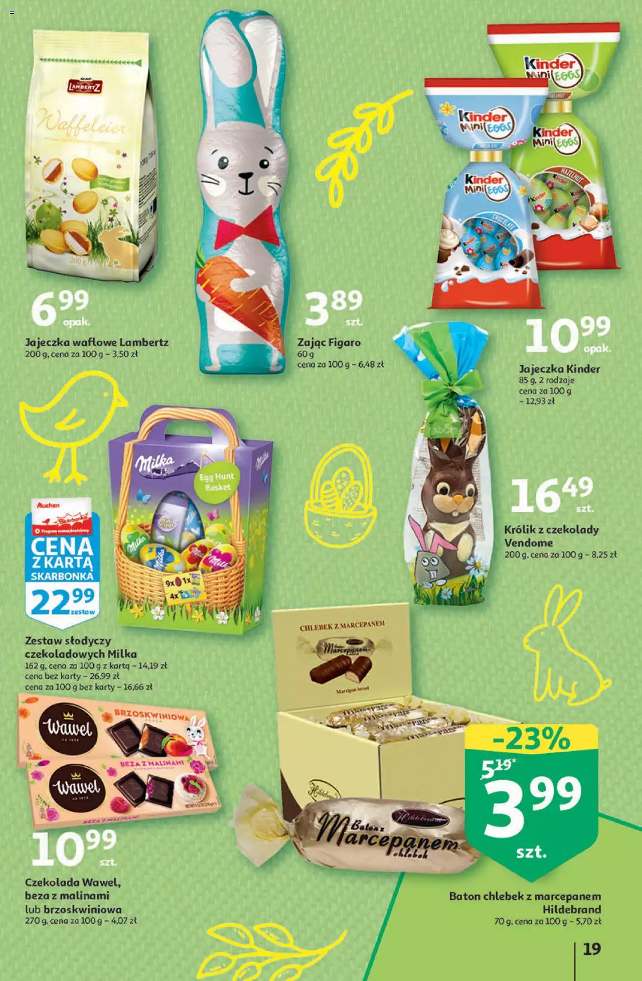 Auchan Gazetka Koszyk Oszczędności Hipermarket ważna  od 23.03.2023 do 29.03.2023 strona 19