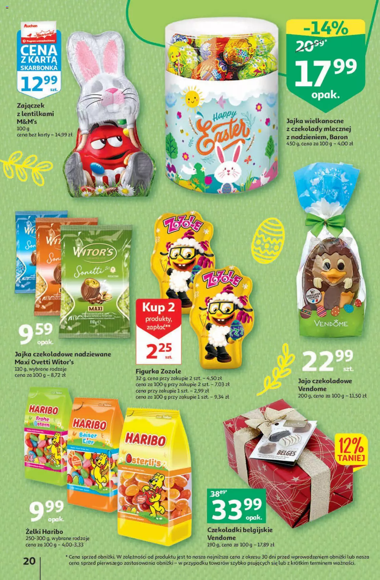 Auchan Gazetka Koszyk Oszczędności Hipermarket ważna  od 23.03.2023 do 29.03.2023 strona 20