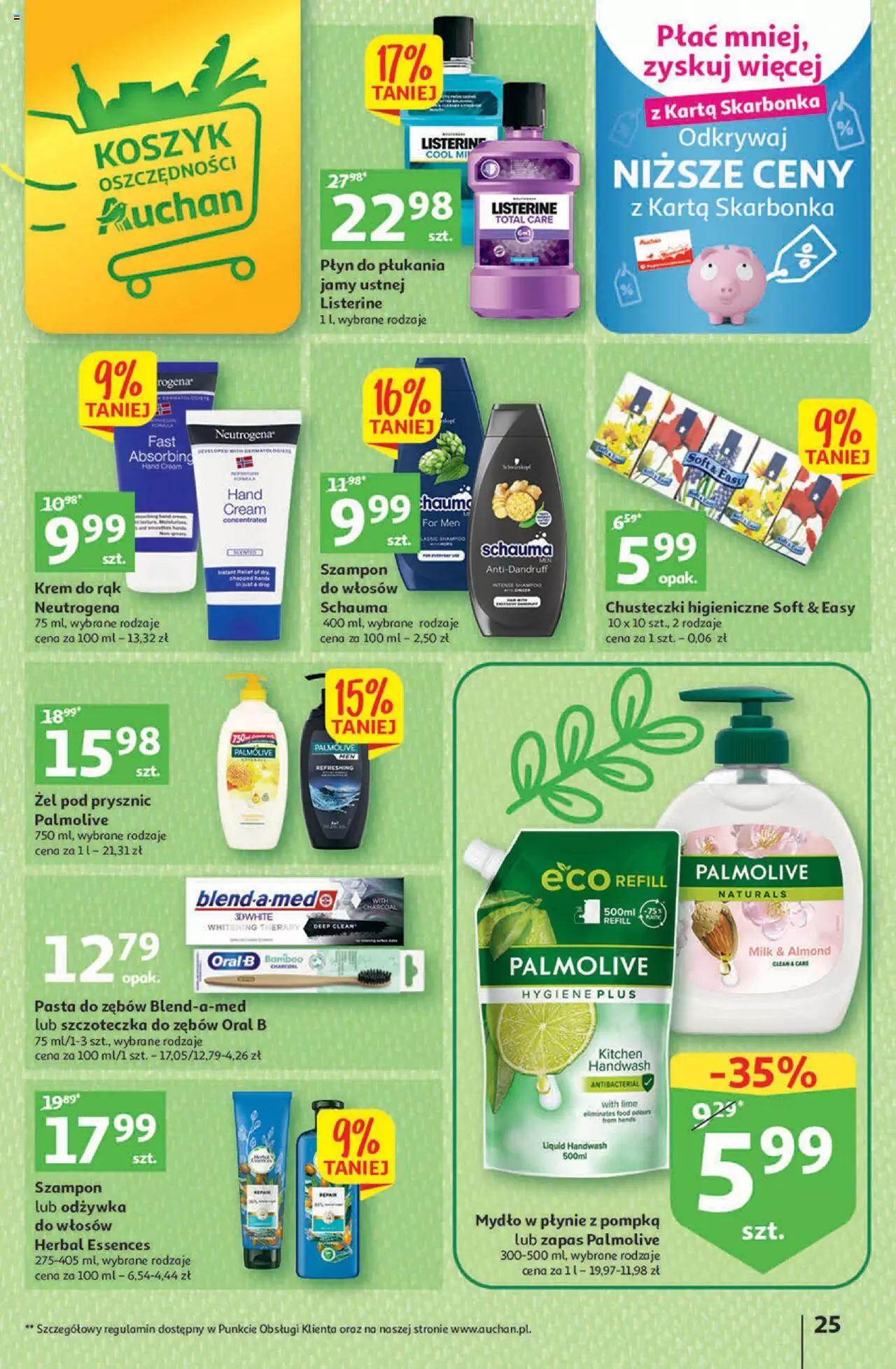 Auchan Gazetka Koszyk Oszczędności Hipermarket ważna  od 23.03.2023 do 29.03.2023 strona 25