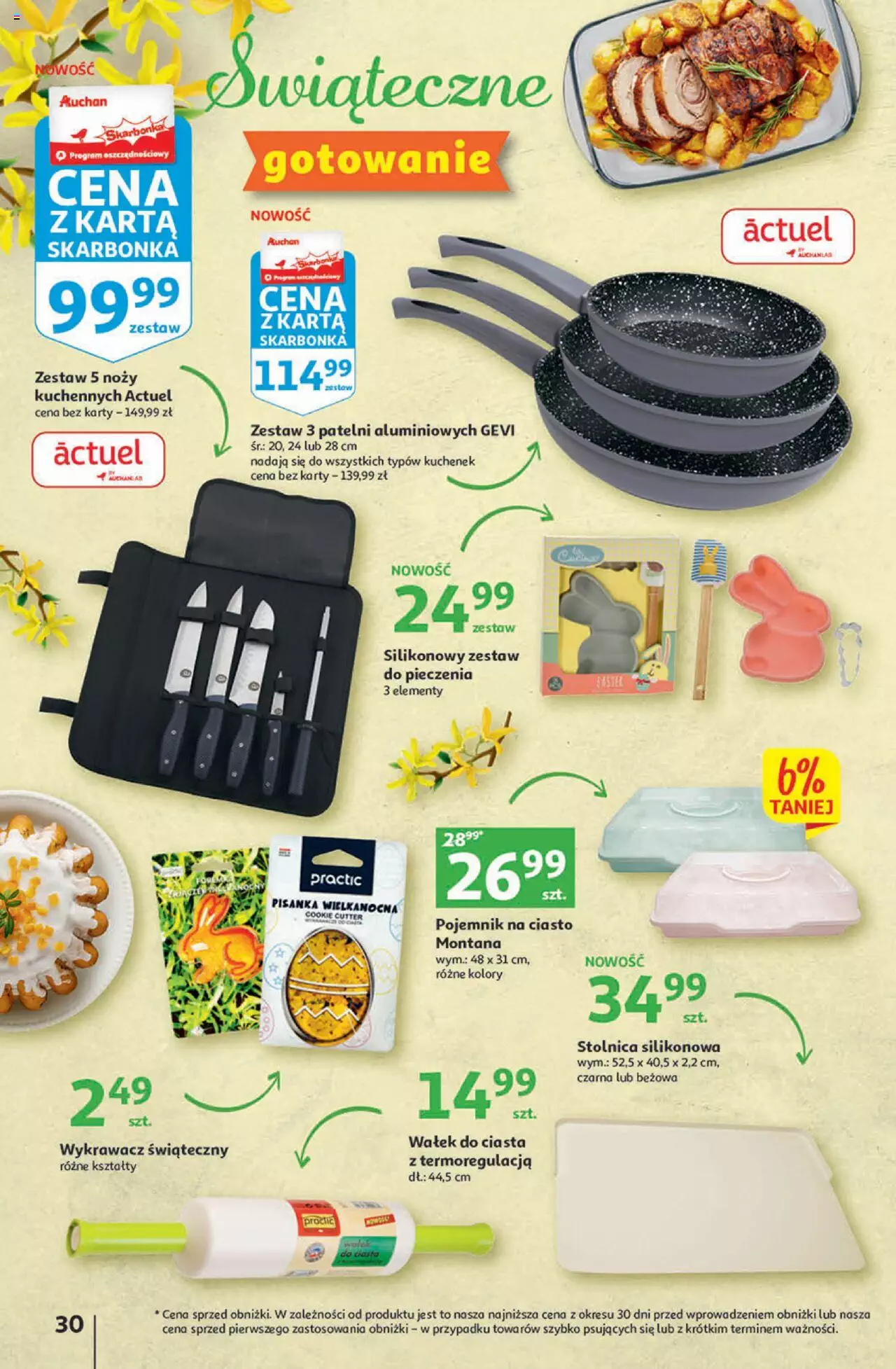 Auchan Gazetka Koszyk Oszczędności Hipermarket ważna  od 23.03.2023 do 29.03.2023 strona 30