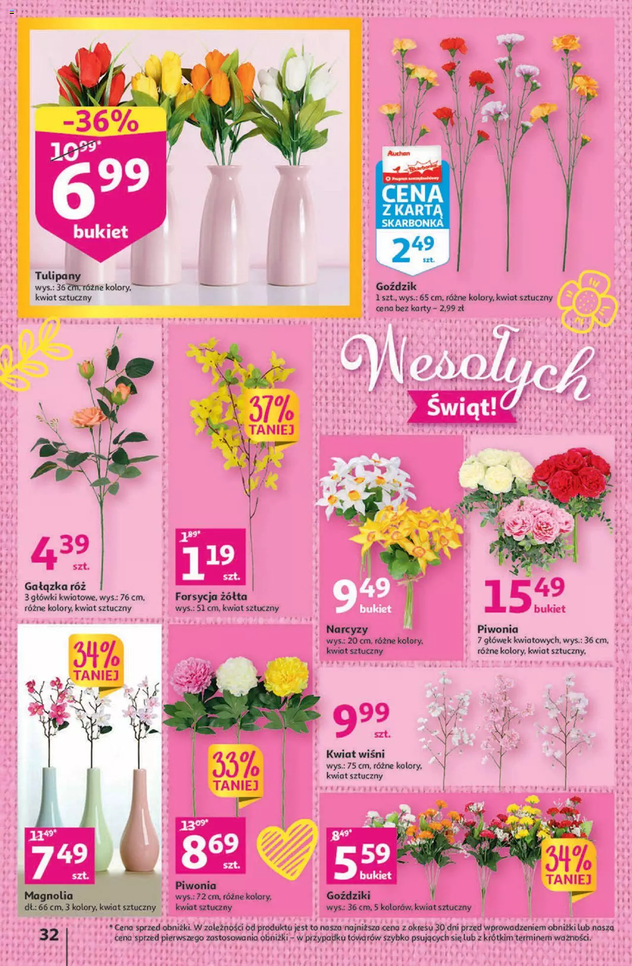 Auchan Gazetka Koszyk Oszczędności Hipermarket ważna  od 23.03.2023 do 29.03.2023 strona 32