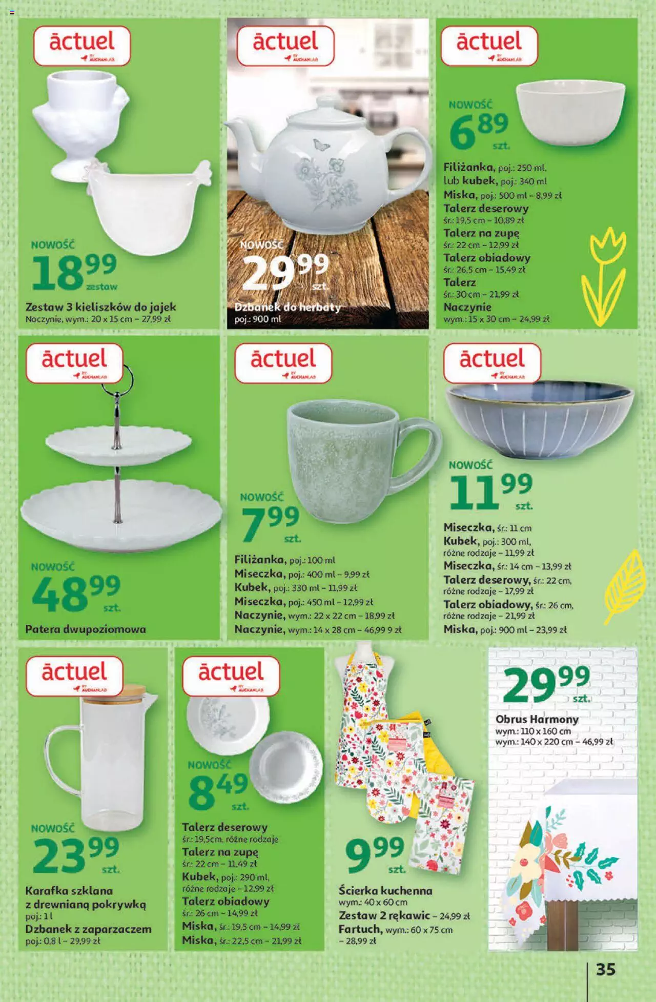 Auchan Gazetka Koszyk Oszczędności Hipermarket ważna  od 23.03.2023 do 29.03.2023 strona 35