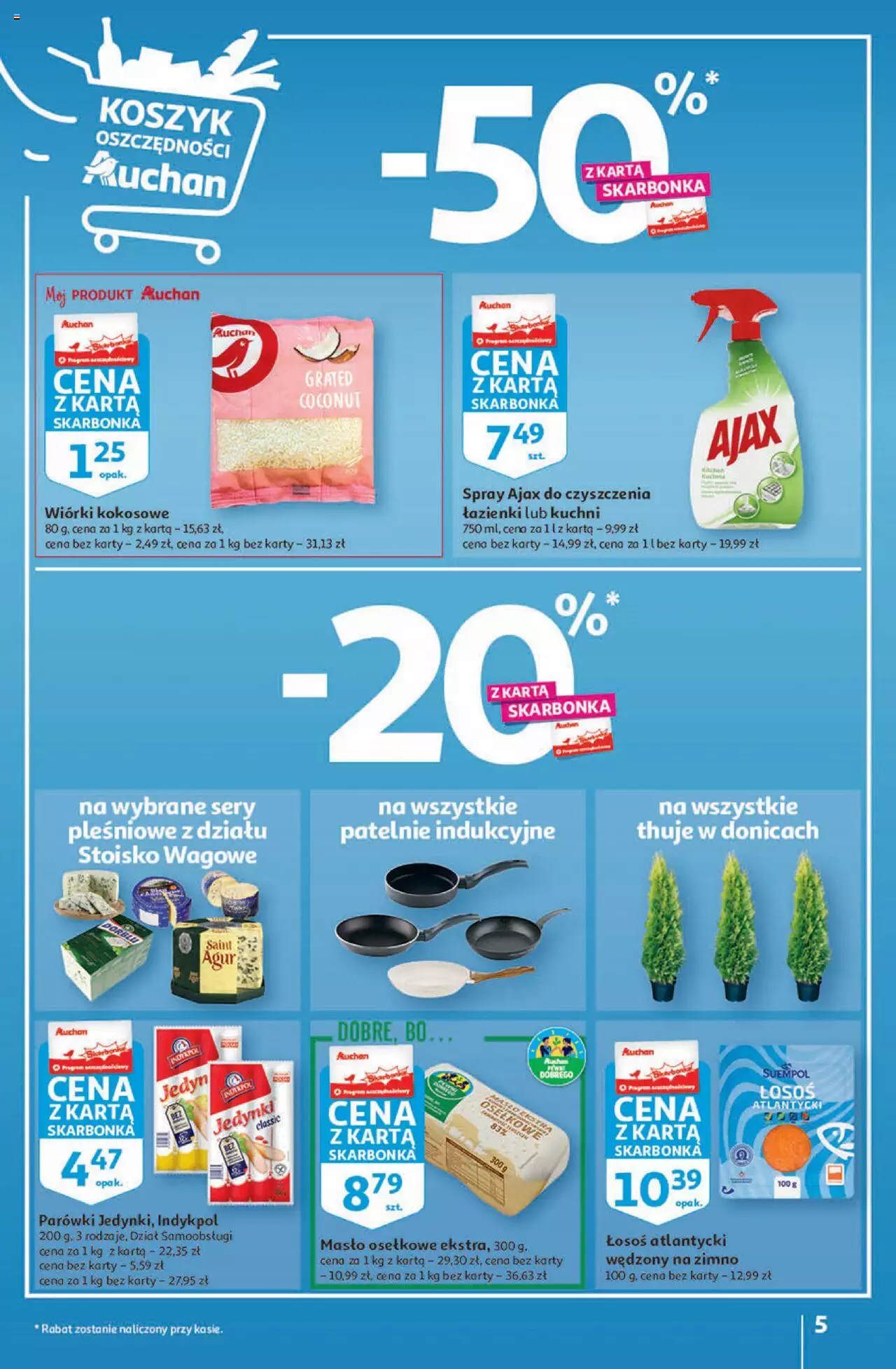 Auchan Gazetka Koszyk Oszczędności Hipermarket ważna  od 23.03.2023 do 29.03.2023 strona 5