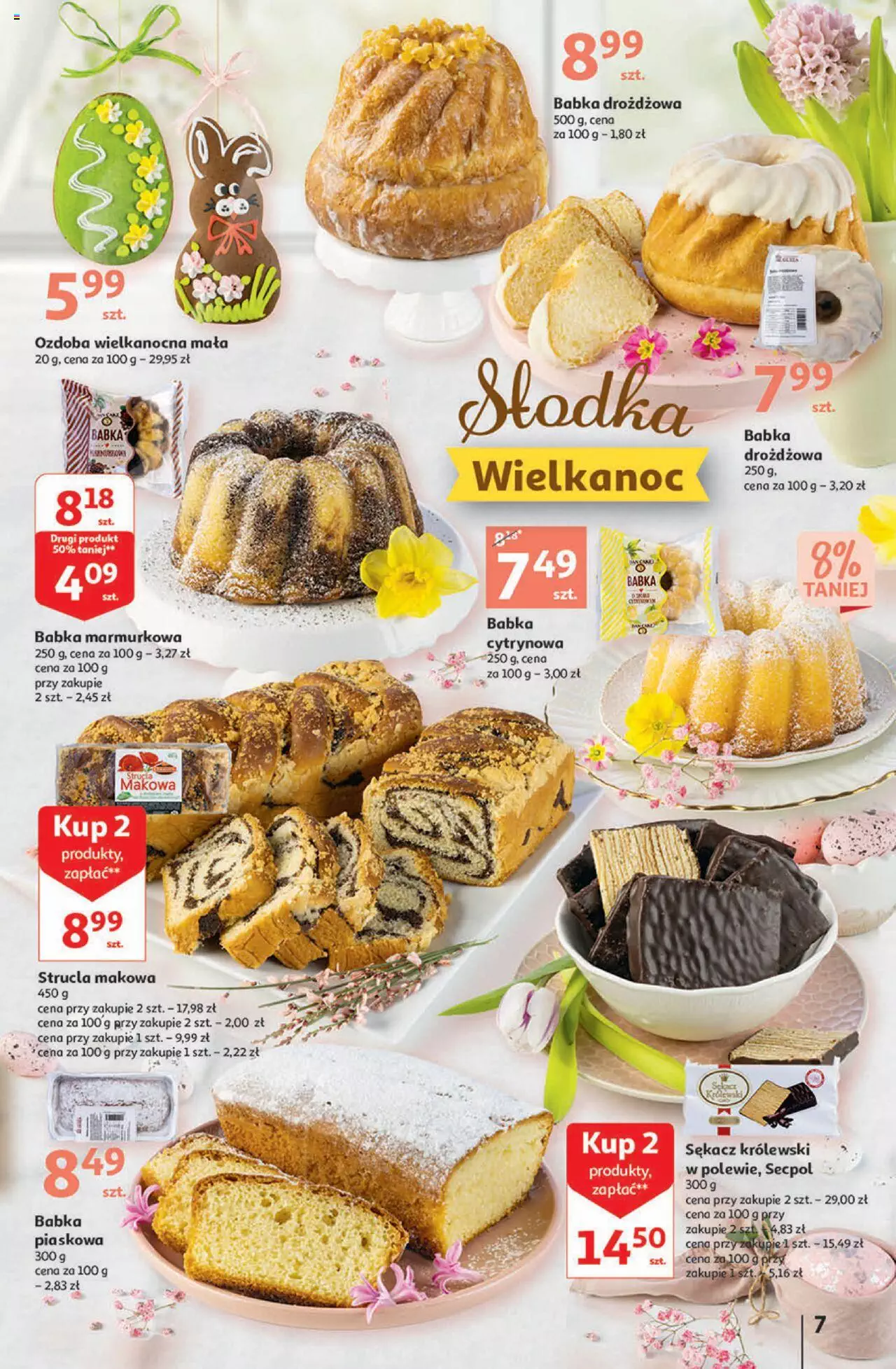 Auchan Gazetka Koszyk Oszczędności Hipermarket ważna  od 23.03.2023 do 29.03.2023 strona 7