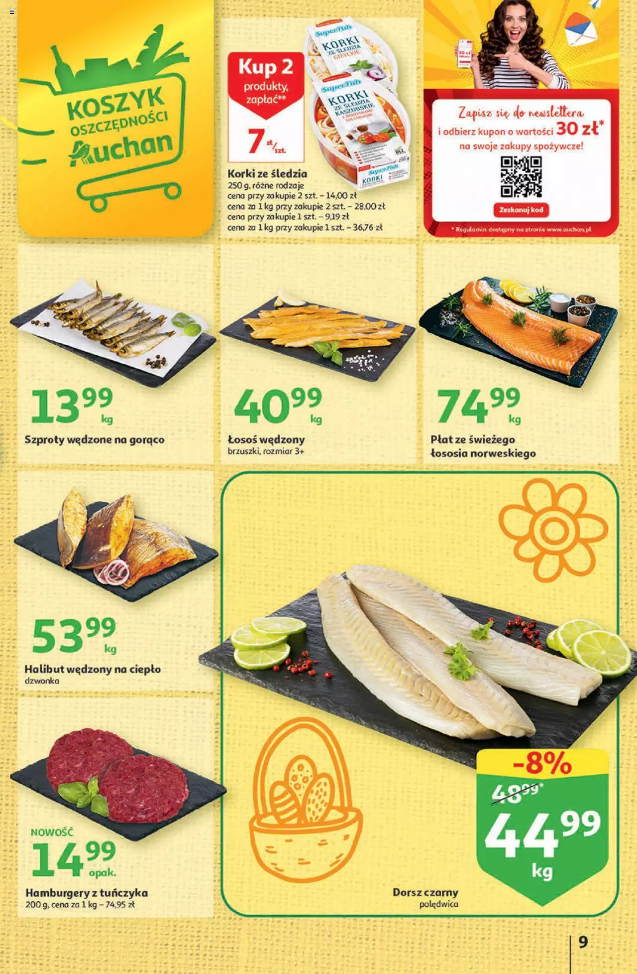 Auchan Gazetka Koszyk Oszczędności Hipermarket ważna  od 23.03.2023 do 29.03.2023 strona 9