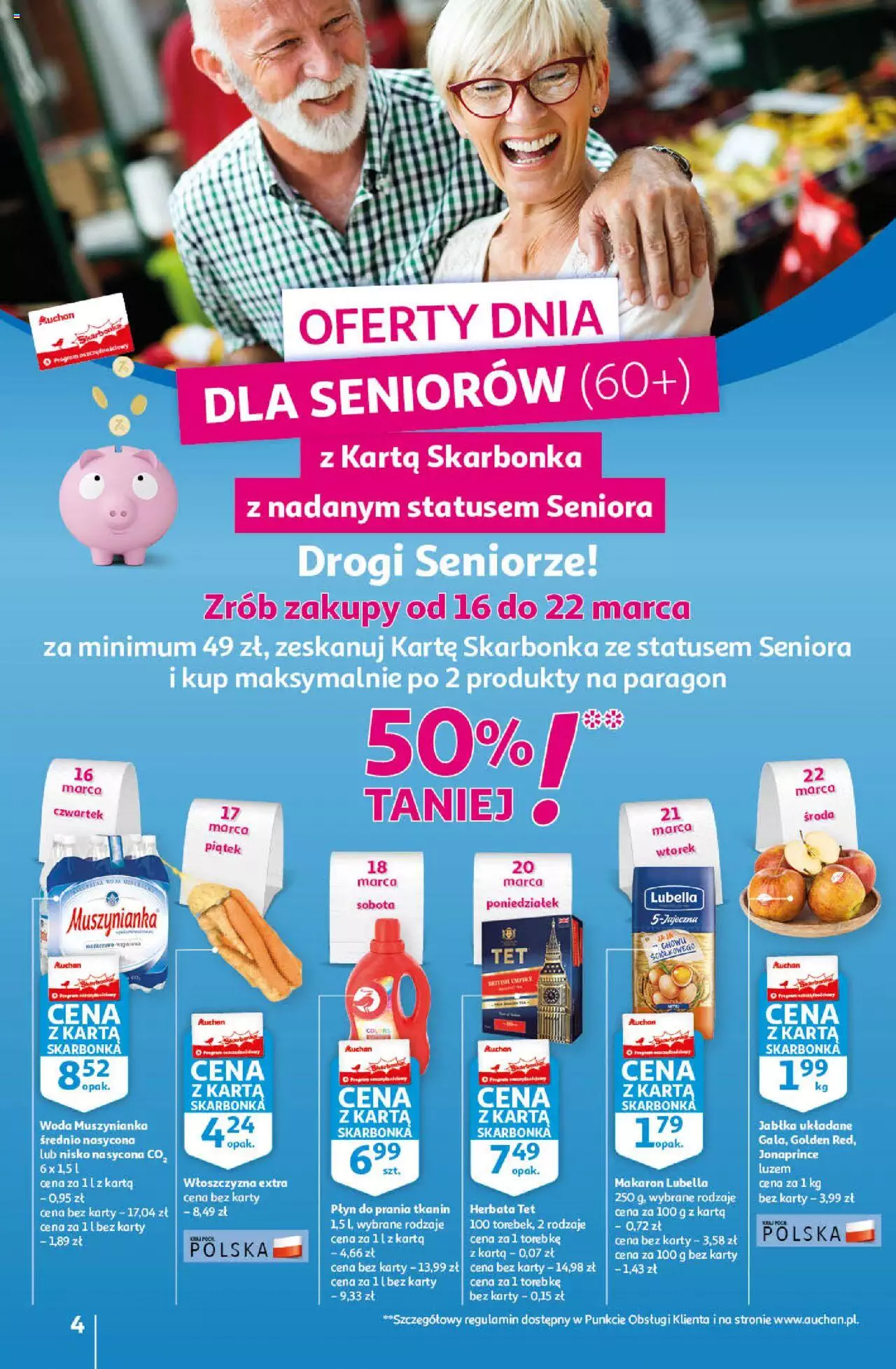 Auchan Gazetka Oferta Rewelacyjne słodkości Hipermarket ważna od 16.03.2023 do 22.03.2023 strona 4