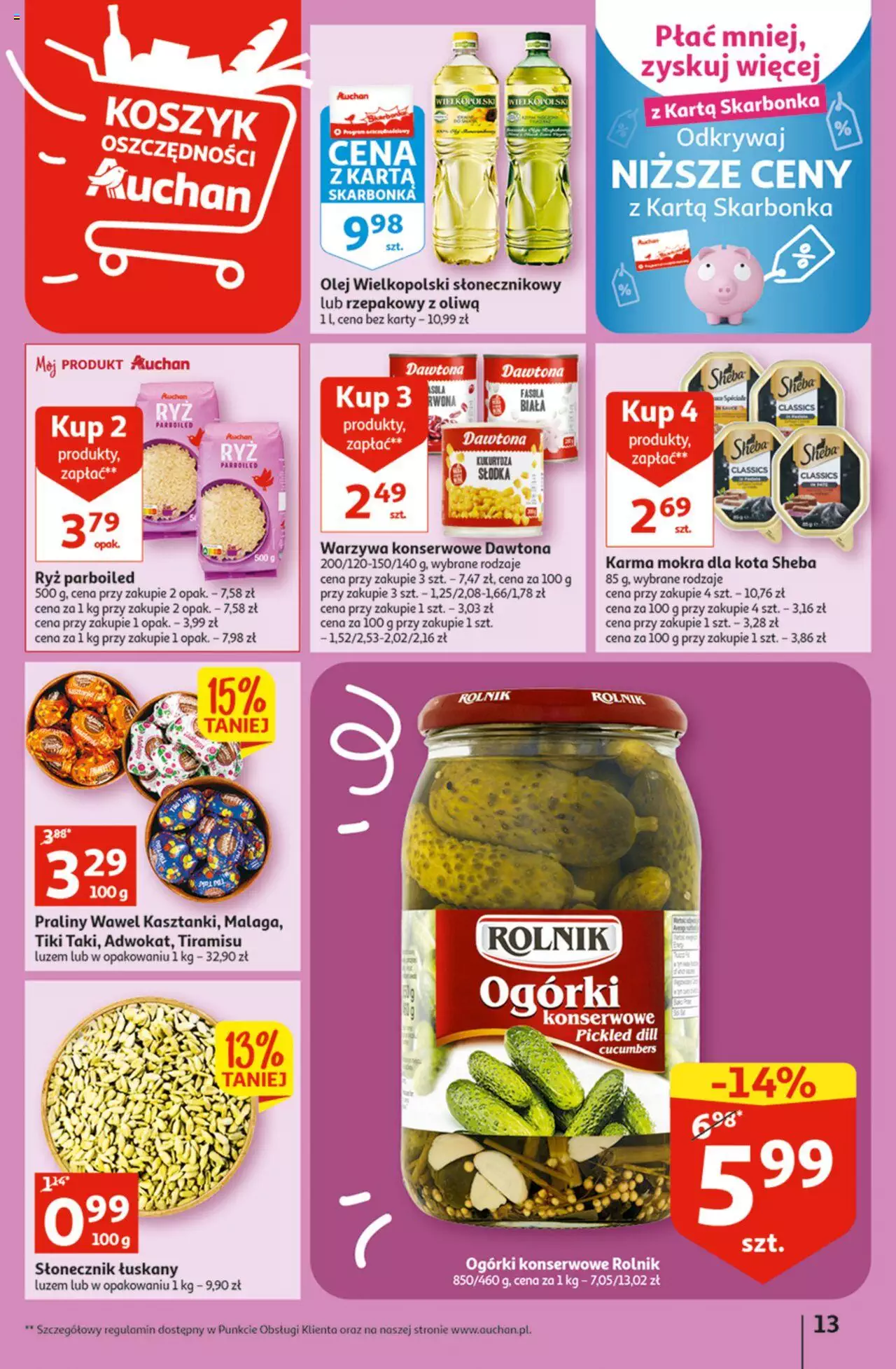 Auchan Gazetka Rewelacje na Dzień Kobiet Hipermarket ważna od 02.03.2023 do 08.03.2023 strona 13