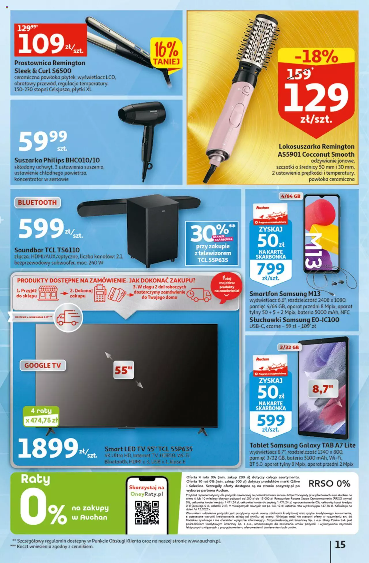 Auchan Gazetka Rewelacje na Dzień Kobiet Hipermarket ważna od 02.03.2023 do 08.03.2023 strona 15