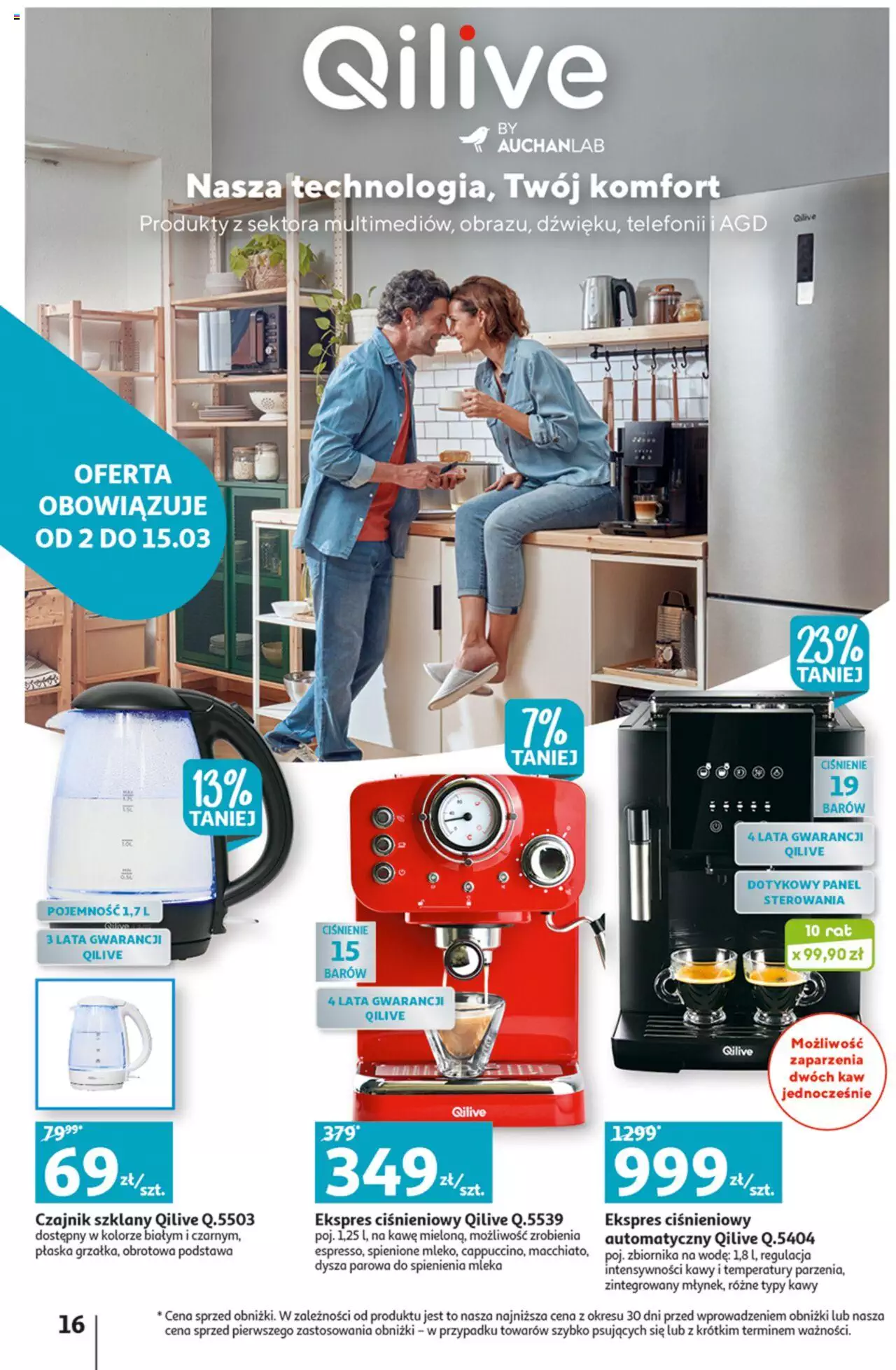 Auchan Gazetka Rewelacje na Dzień Kobiet Hipermarket ważna od 02.03.2023 do 08.03.2023 strona 16