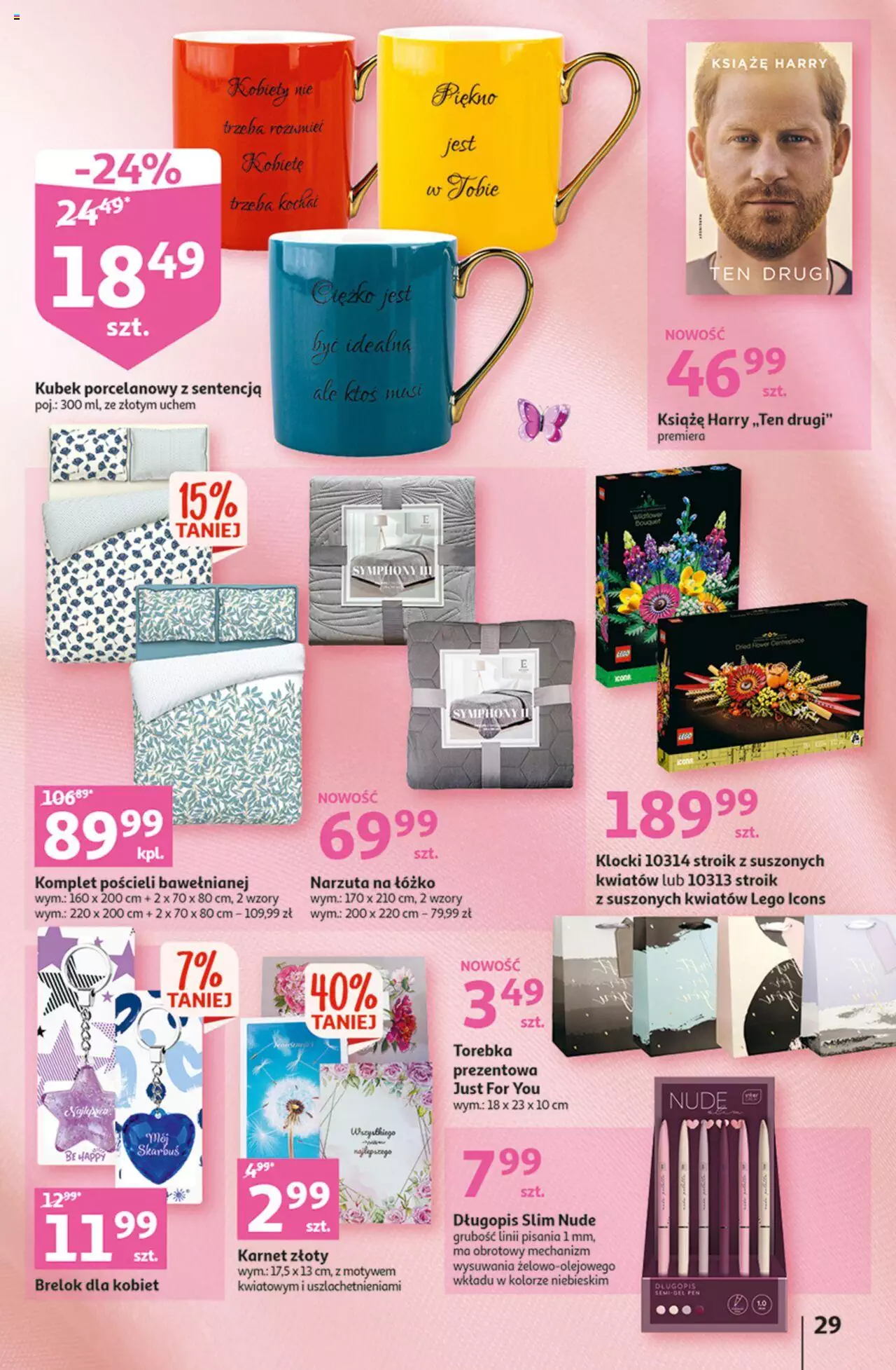 Auchan Gazetka Rewelacje na Dzień Kobiet Hipermarket ważna od 02.03.2023 do 08.03.2023 strona 29