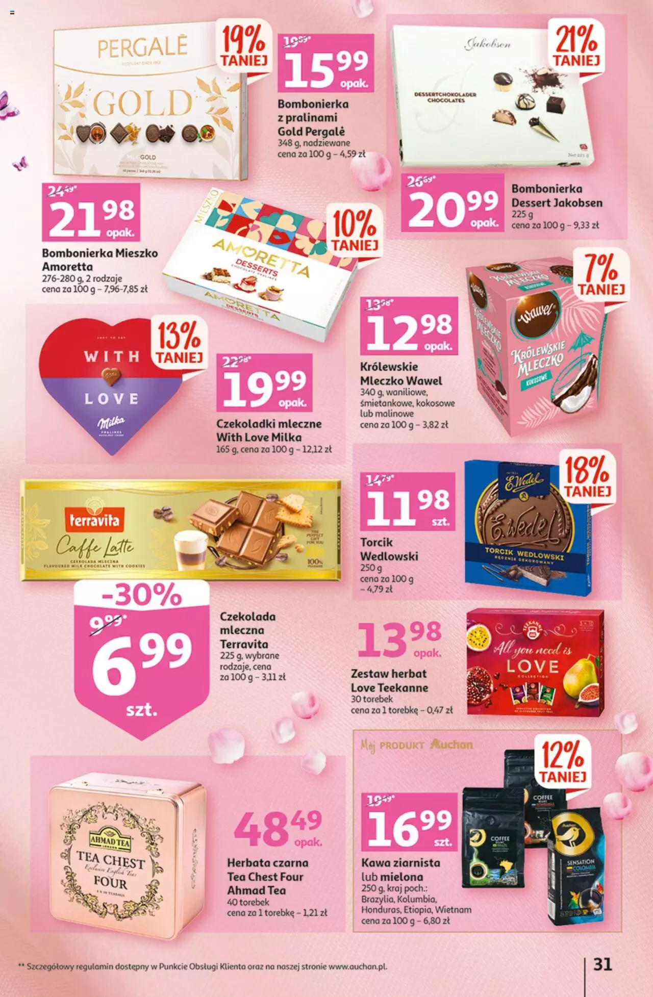 Auchan Gazetka Rewelacje na Dzień Kobiet Hipermarket ważna od 02.03.2023 do 08.03.2023 strona 31