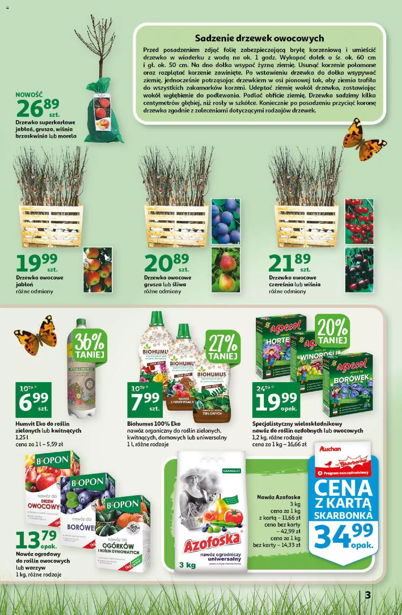 Auchan Gazetka Stwórz ogród pełen kolorów Hipermarket ważna  od  16.03.2023 do 22.03.2023 strona 3