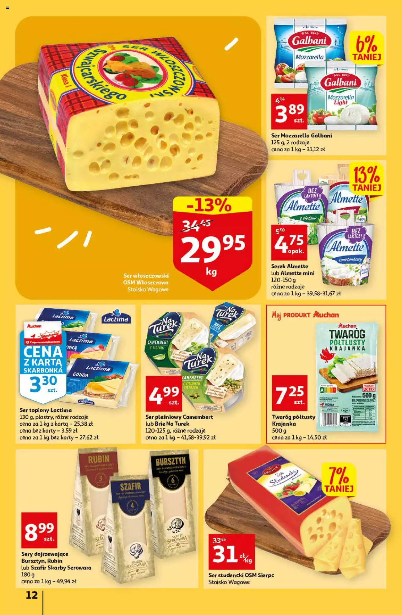 Auchan gazetka ważna Koszyk Oszczędności Auchan Hipermarkety od 06.10.2022 do 12.10.2022 strona 12