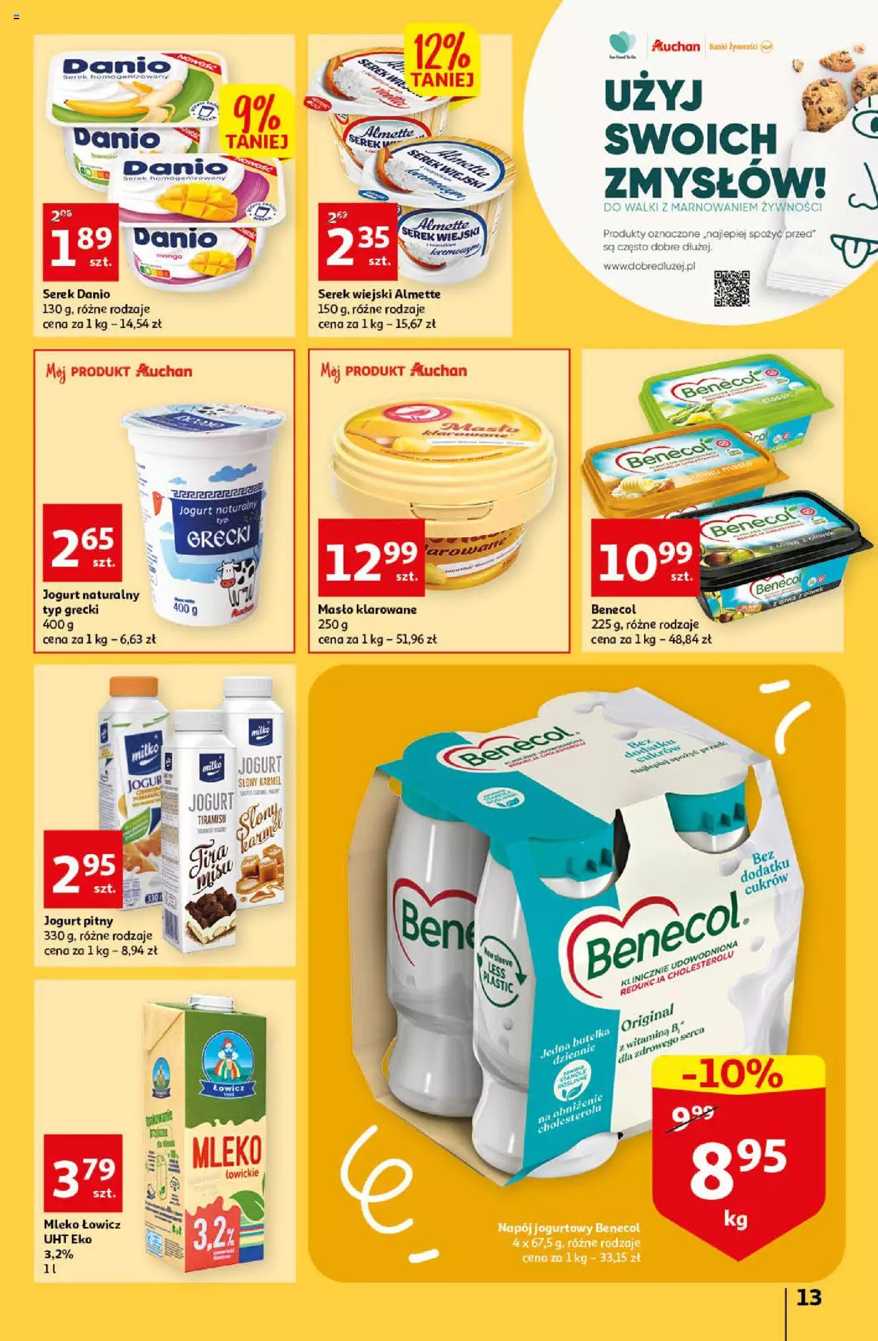 Auchan gazetka ważna Koszyk Oszczędności Auchan Hipermarkety od 06.10.2022 do 12.10.2022 strona 13
