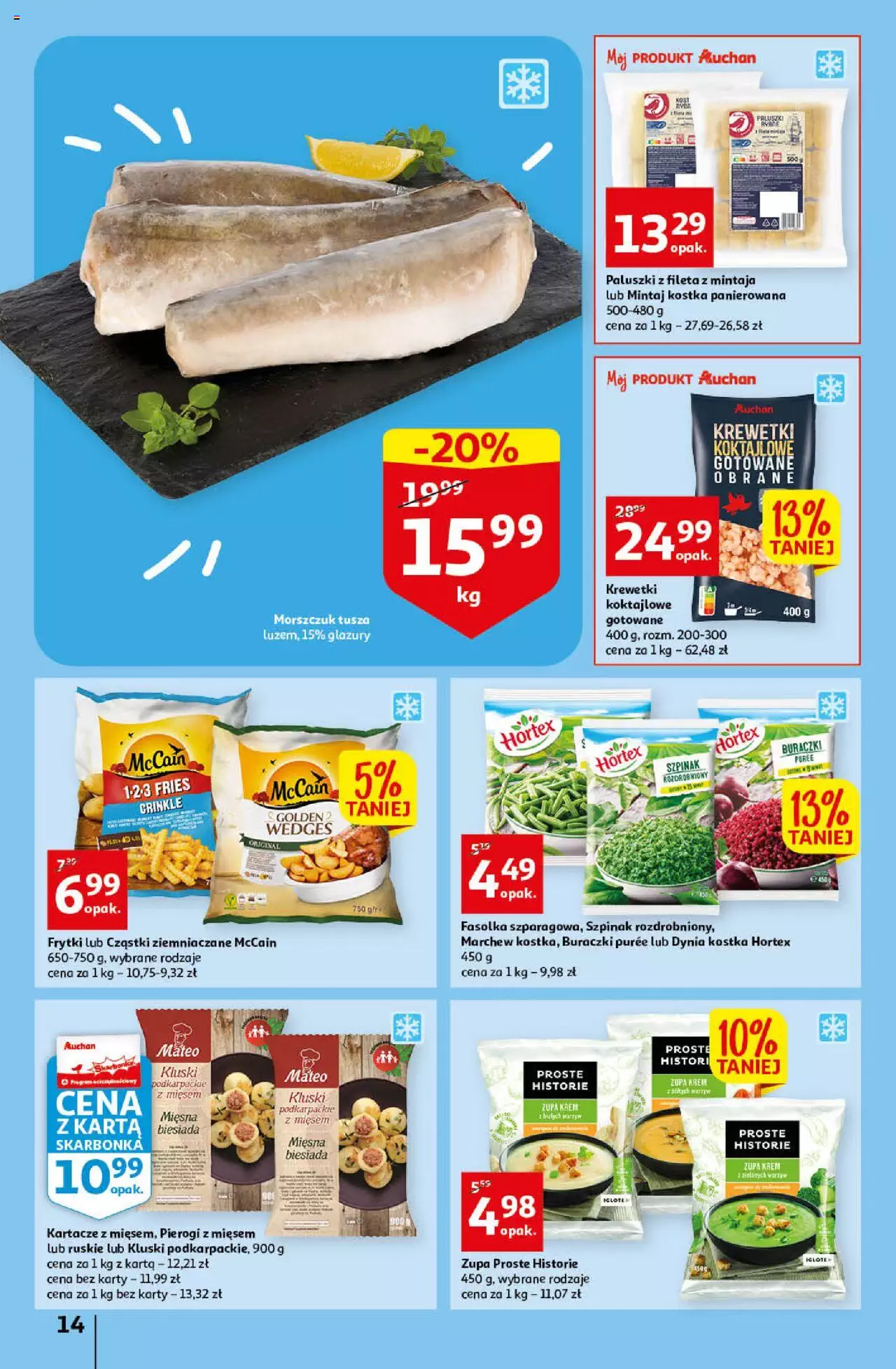 Auchan gazetka ważna Koszyk Oszczędności Auchan Hipermarkety od 06.10.2022 do 12.10.2022 strona 14