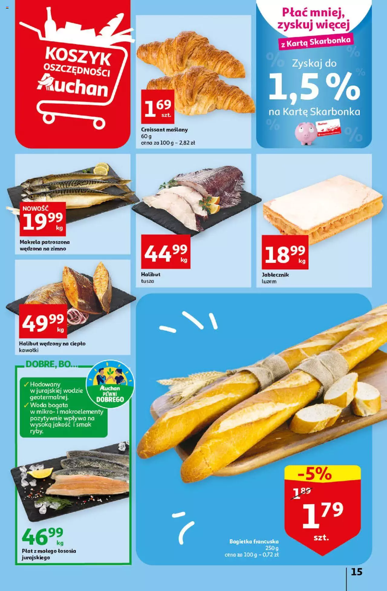Auchan gazetka ważna Koszyk Oszczędności Auchan Hipermarkety od 06.10.2022 do 12.10.2022 strona 15