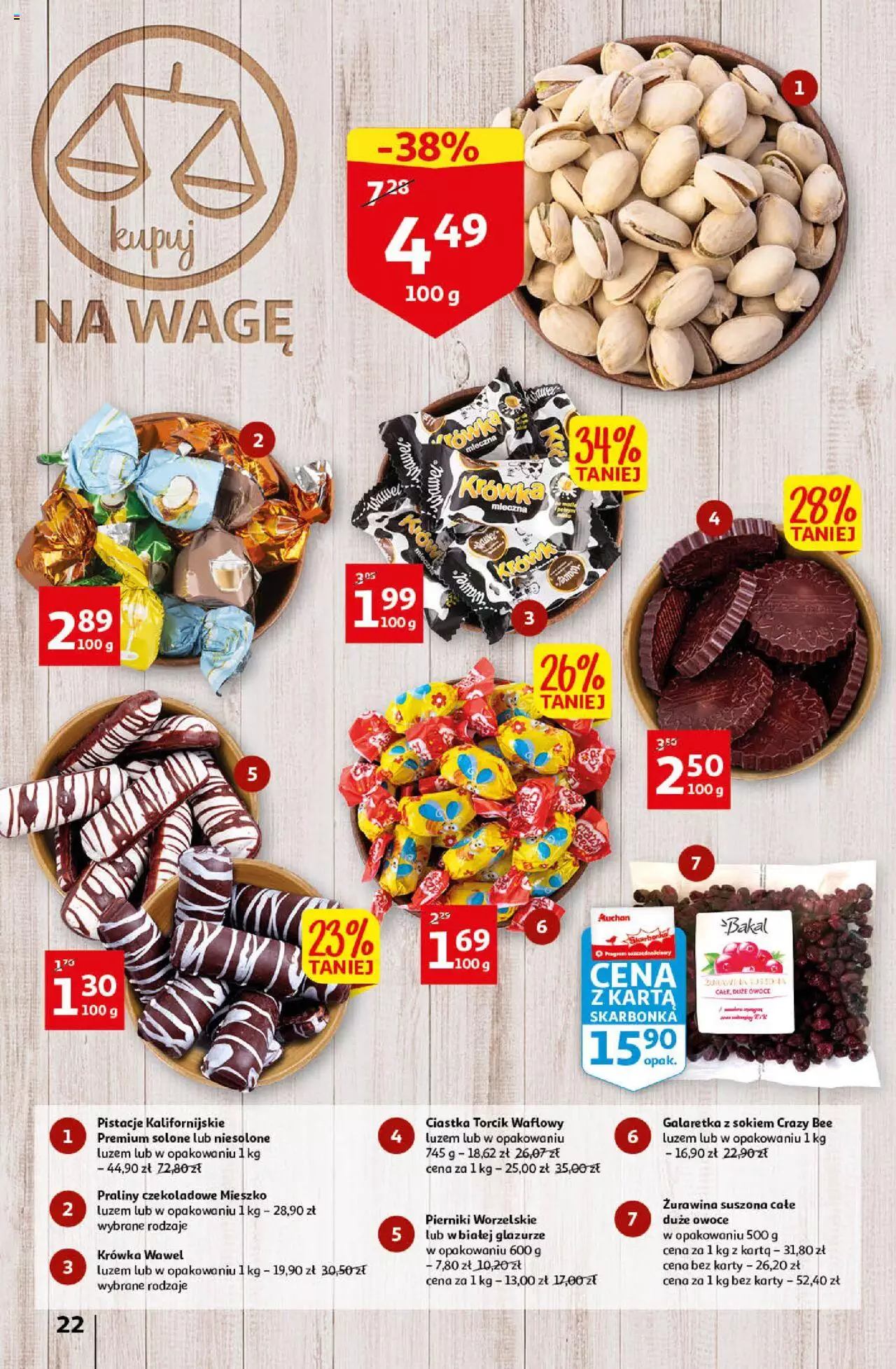 Auchan gazetka ważna Koszyk Oszczędności Auchan Hipermarkety od 06.10.2022 do 12.10.2022 strona 22