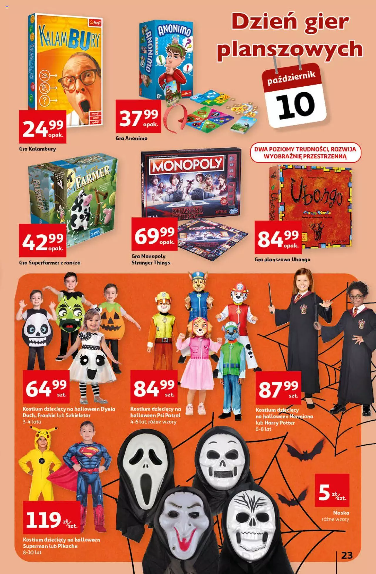 Auchan gazetka ważna Koszyk Oszczędności Auchan Hipermarkety od 06.10.2022 do 12.10.2022 strona 23
