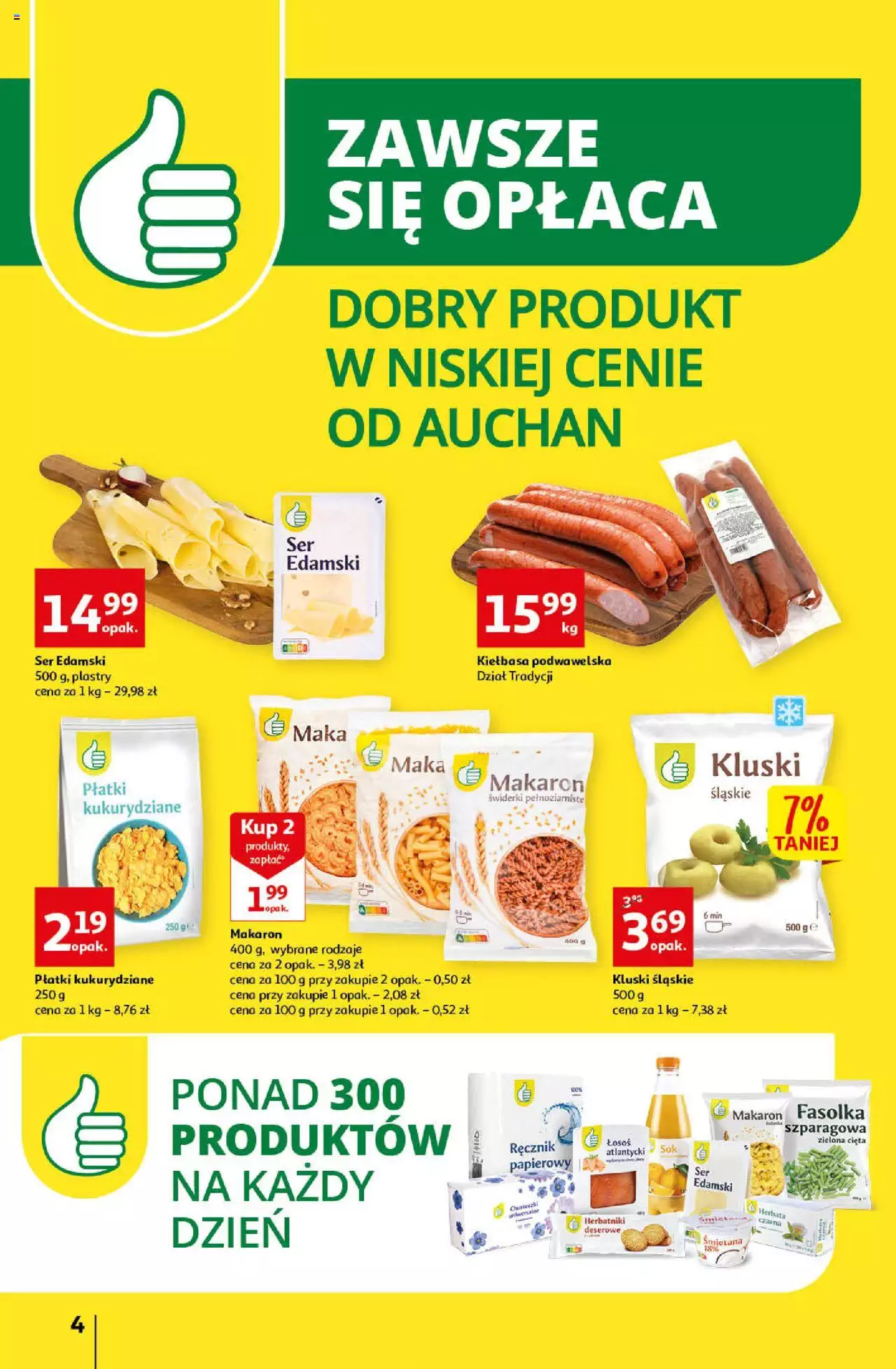 Auchan gazetka ważna Koszyk Oszczędności Auchan Hipermarkety od 06.10.2022 do 12.10.2022 strona 4