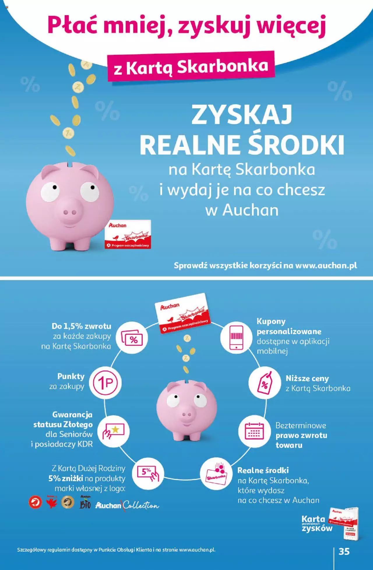 Auchan gazetka ważna Koszyk Oszczędności Auchan Hipermarkety od 06.10.2022 do 12.10.2022 strona 35