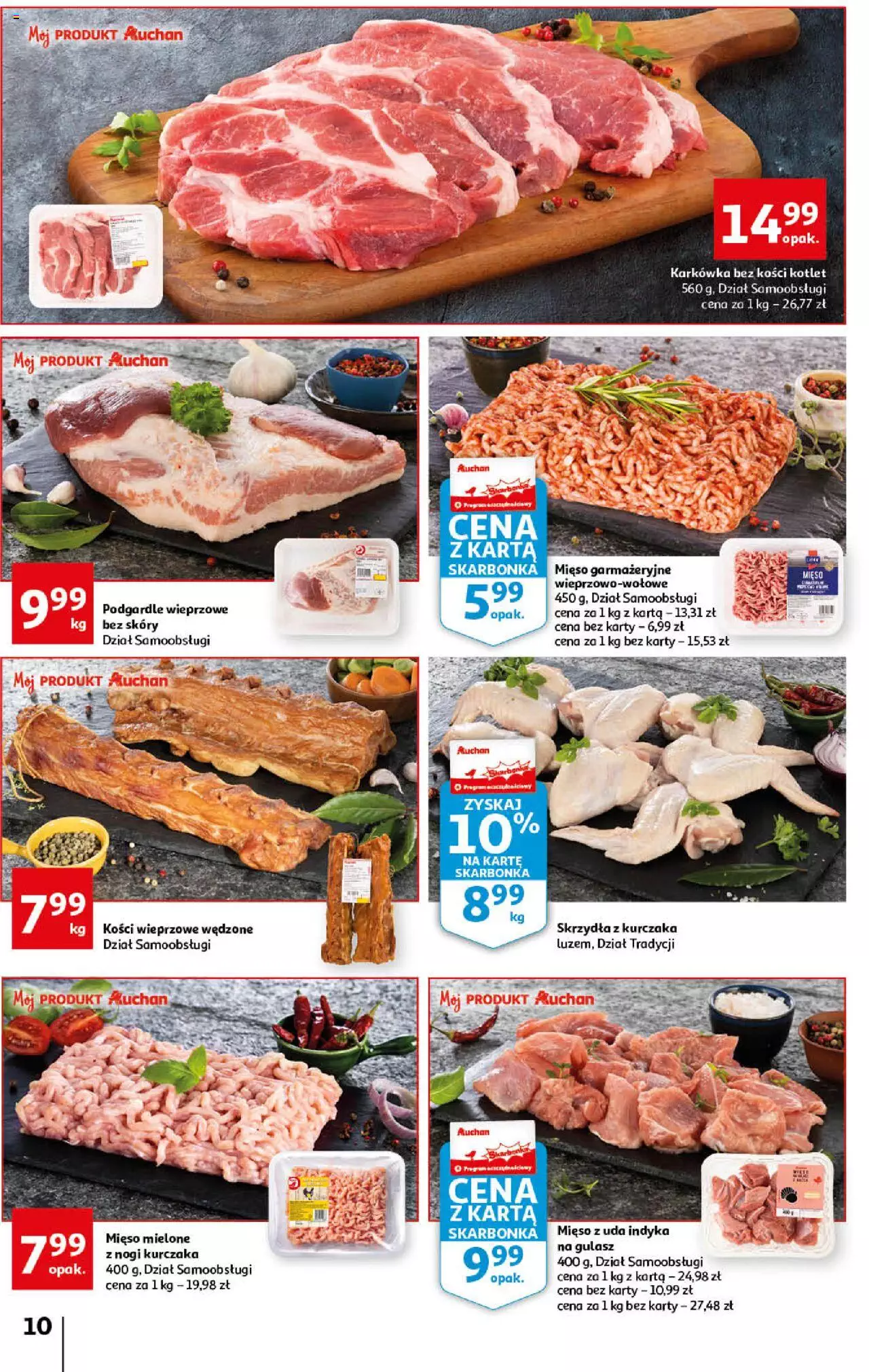 Auchan gazetka ważna Koszyk Oszczędności Auchan Hipermarkety od 06.10.2022 do 12.10.2022 strona 10