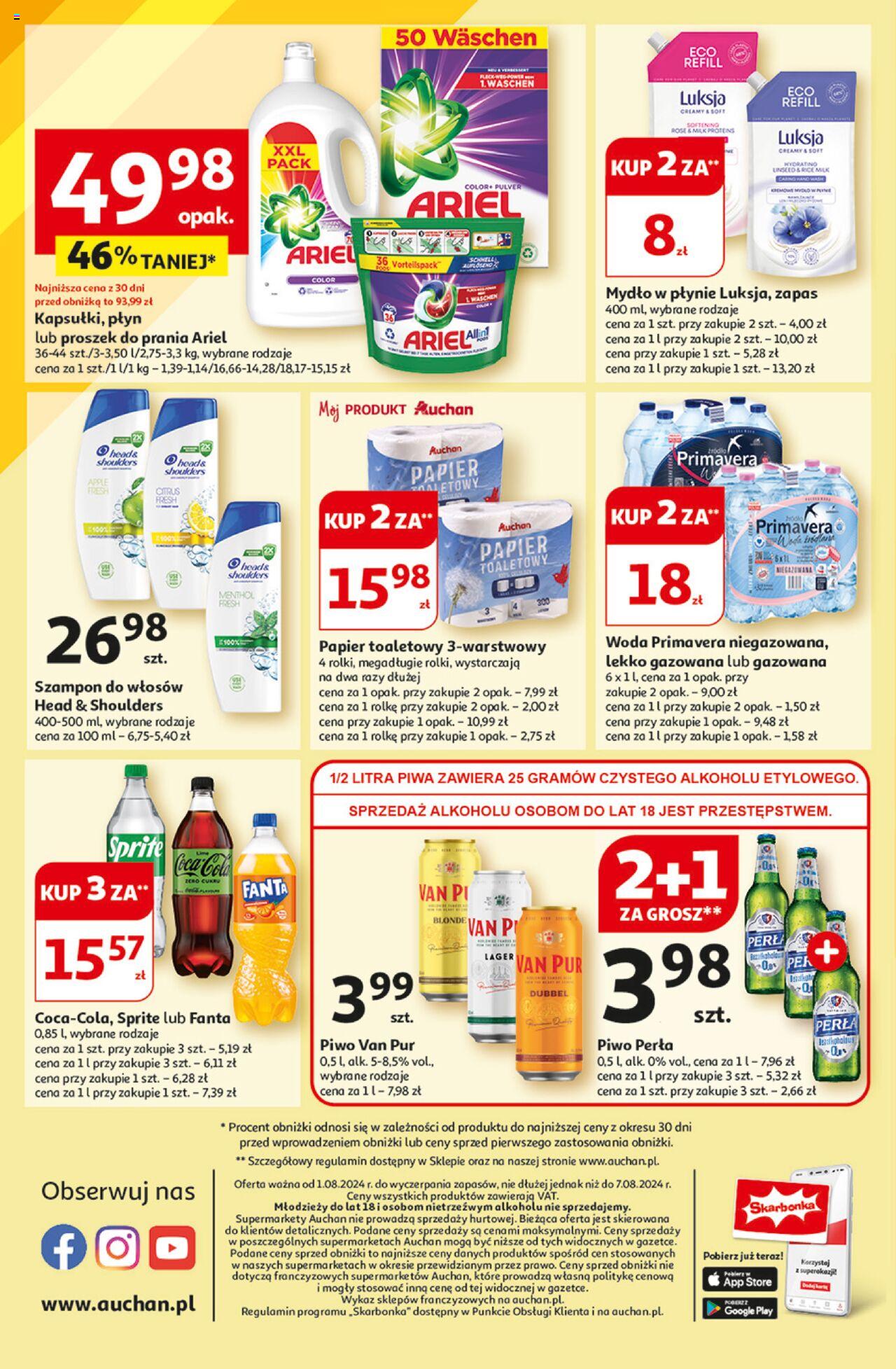 Auchan Gazetka ważna od 01.08.2024 do 07.08.2024 strona 14