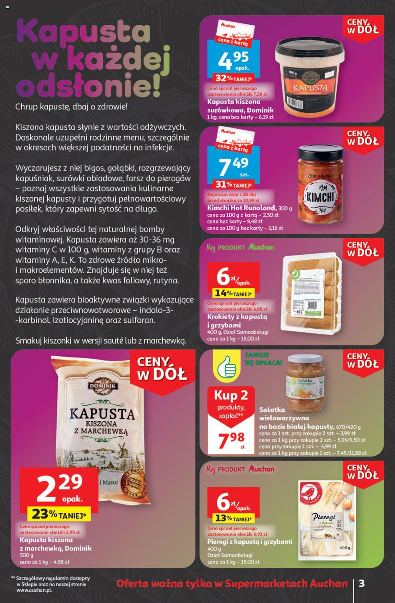 Auchan Gazetka ważna od 03.01.2024 do 10.01.2024 strona 3