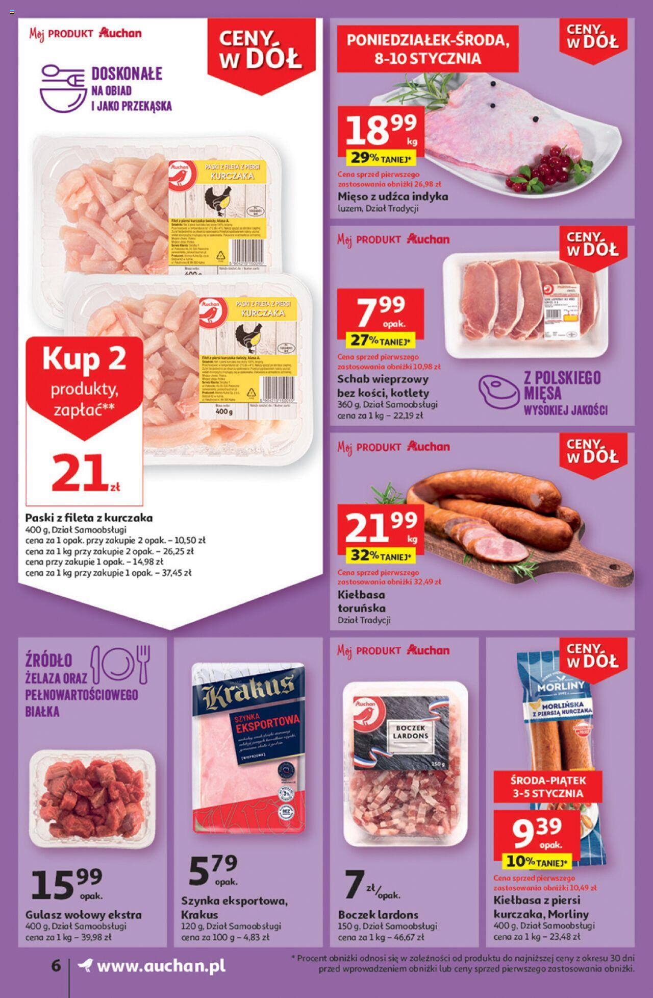Auchan Gazetka ważna od 03.01.2024 do 10.01.2024 strona 6