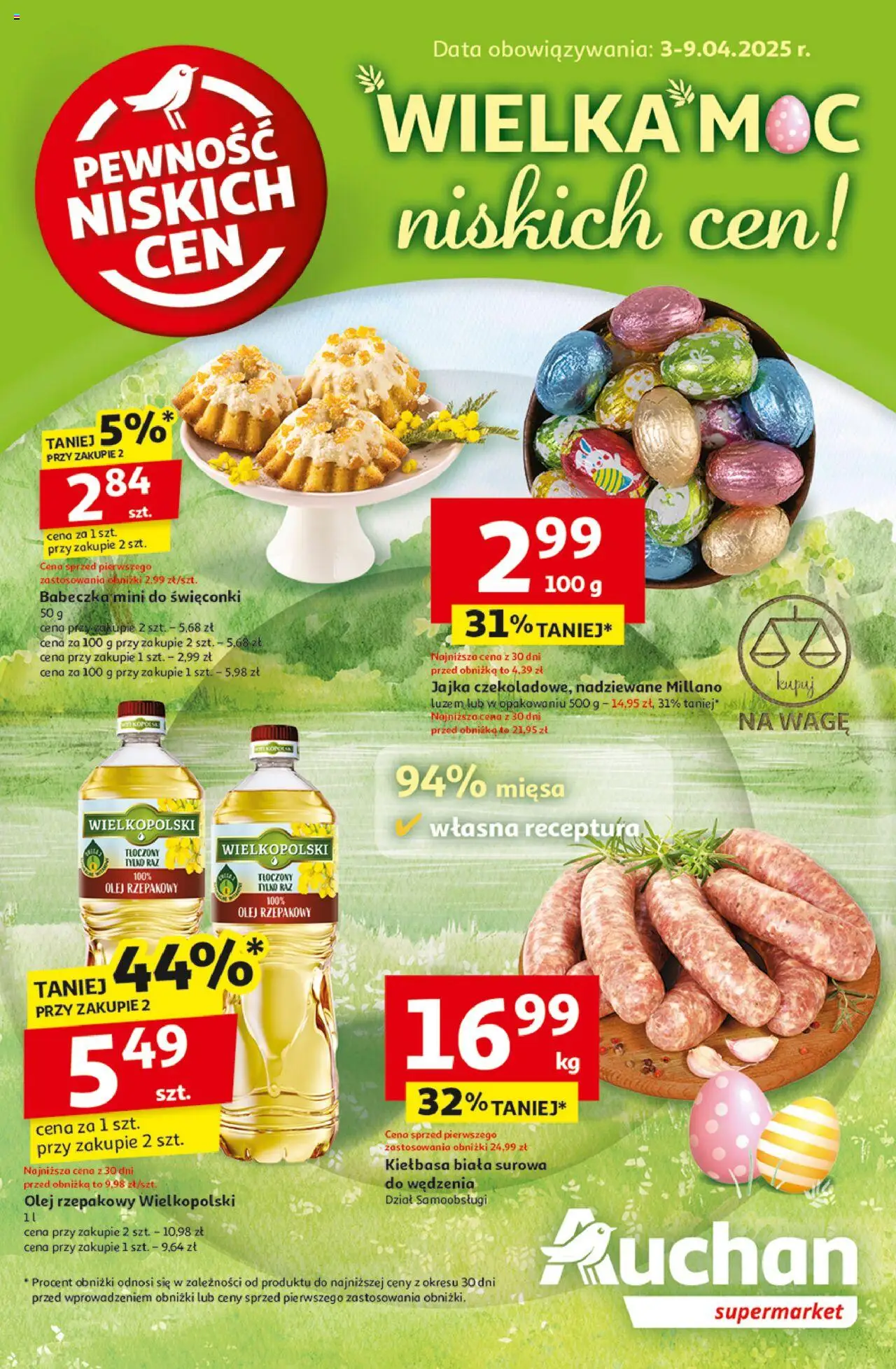 Auchan Gazetka ważna od 03.04.2025 do 09.04.2025 strona 1