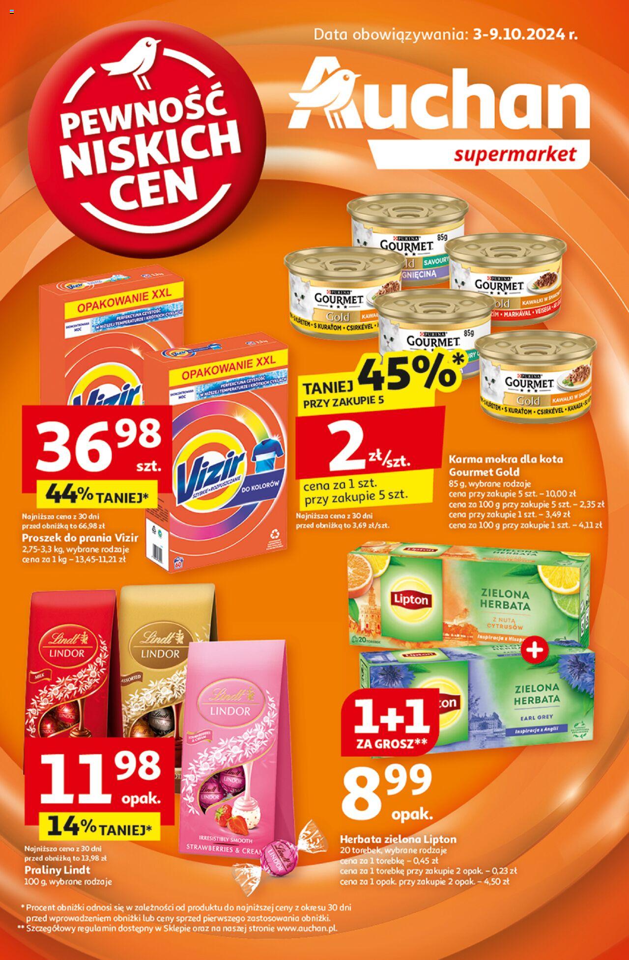 Auchan Gazetka ważna od 03.10.2024 do 09.10.2024 strona 1