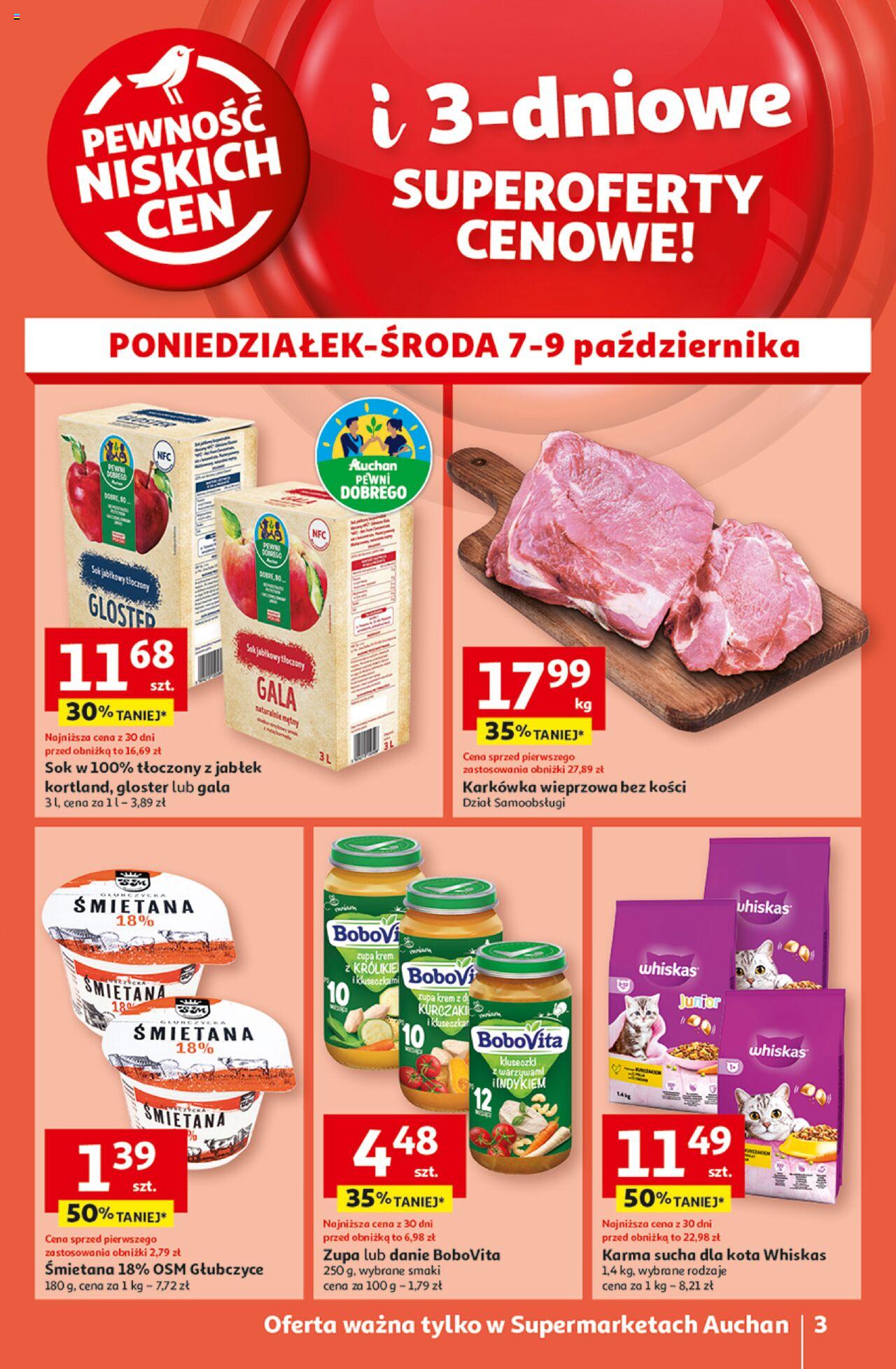 Auchan Gazetka ważna od 03.10.2024 do 09.10.2024 strona 3
