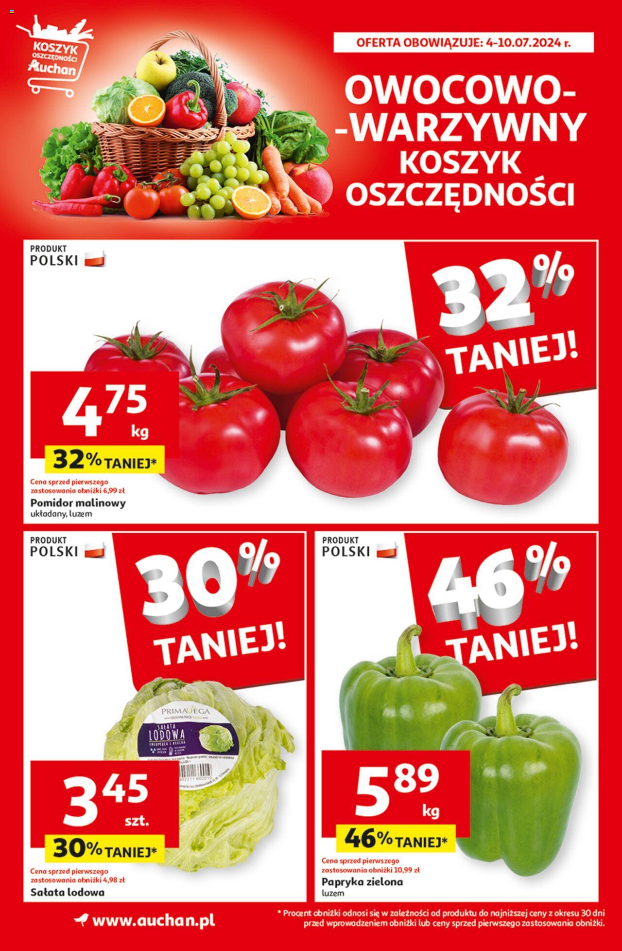 Auchan Gazetka ważna od 04.07.2024 do 10.07.2024 strona 4