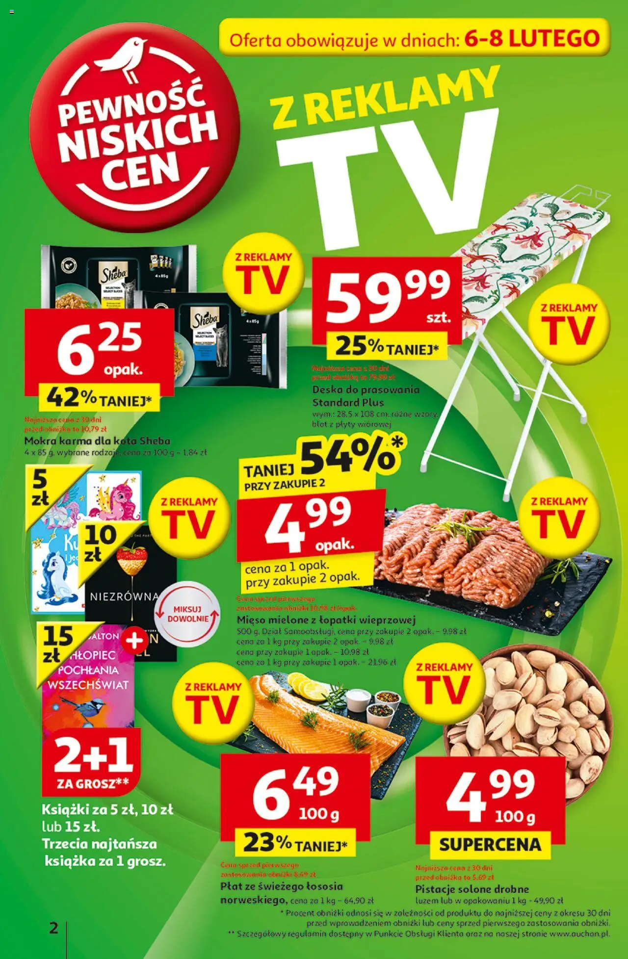 Auchan Z Małą Cenką Dźwigniesz Więcej Hipermarket Gazetka ważna od 06.02.2025 do 12.02.2025 strona 2