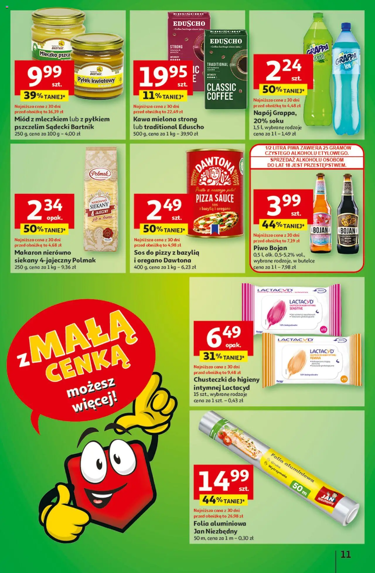 Auchan Z Małą Cenką Dźwigniesz Więcej Hipermarket Gazetka ważna od 06.02.2025 do 12.02.2025 strona 11