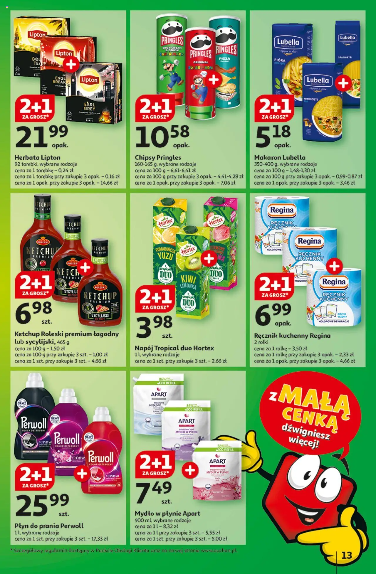 Auchan Z Małą Cenką Dźwigniesz Więcej Hipermarket Gazetka ważna od 06.02.2025 do 12.02.2025 strona 13